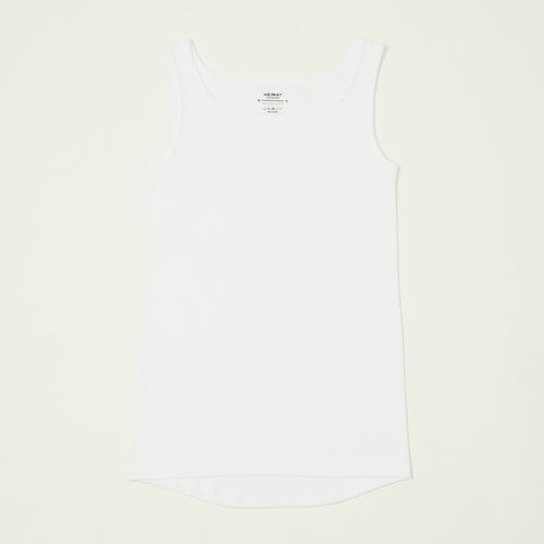 Heimat Fine Ribbed Vest - White