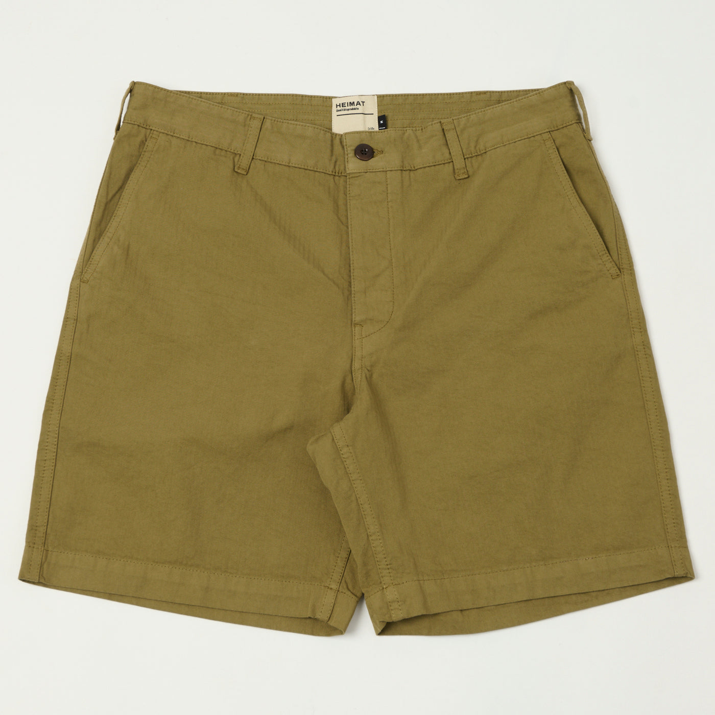Heimat 'Journey' Herringbone Twill Shorts - Desert