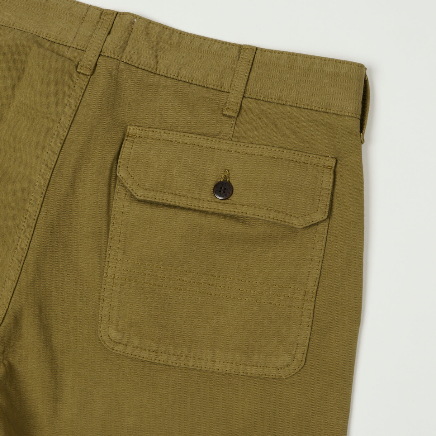 Heimat 'Journey' Herringbone Twill Shorts - Desert
