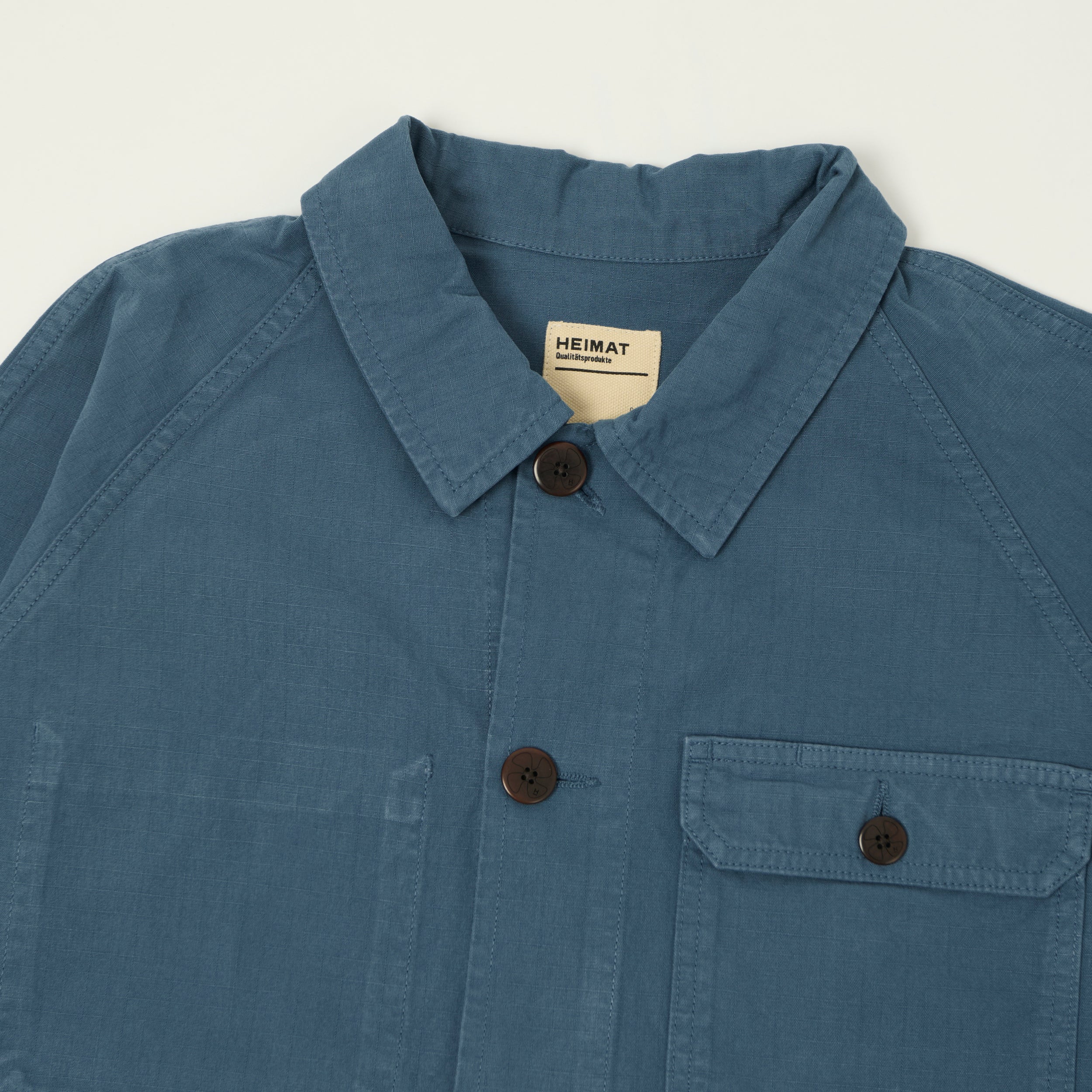 Heimat 'Journey' Ripstop Chore Jacket - Trail Blue