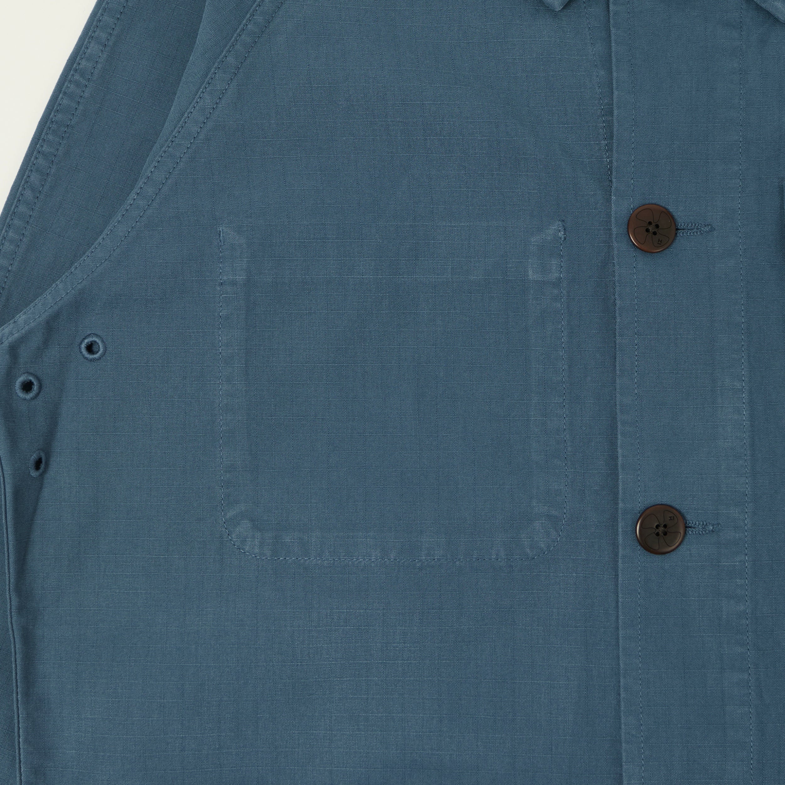 Heimat 'Journey' Ripstop Chore Jacket - Trail Blue