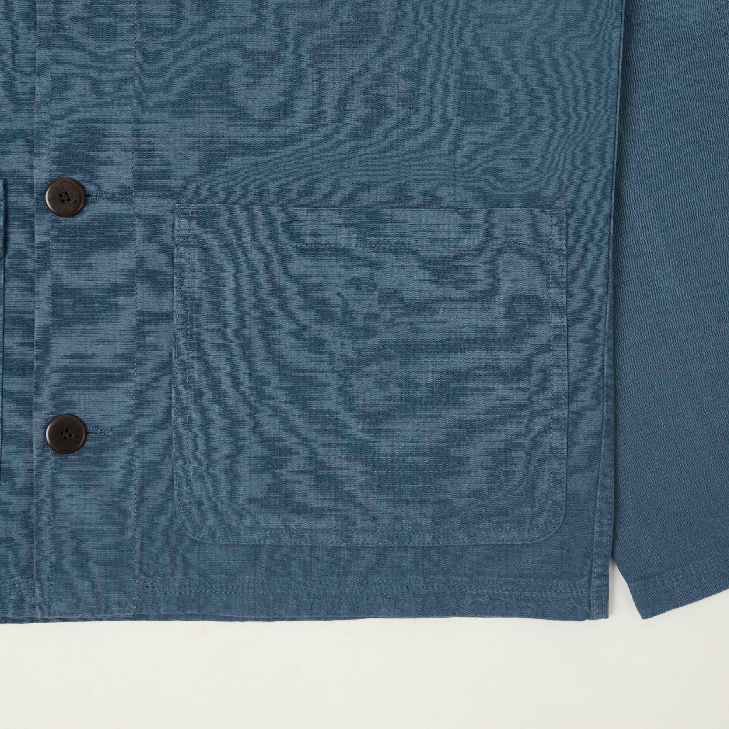 Heimat 'Journey' Ripstop Chore Jacket - Trail Blue