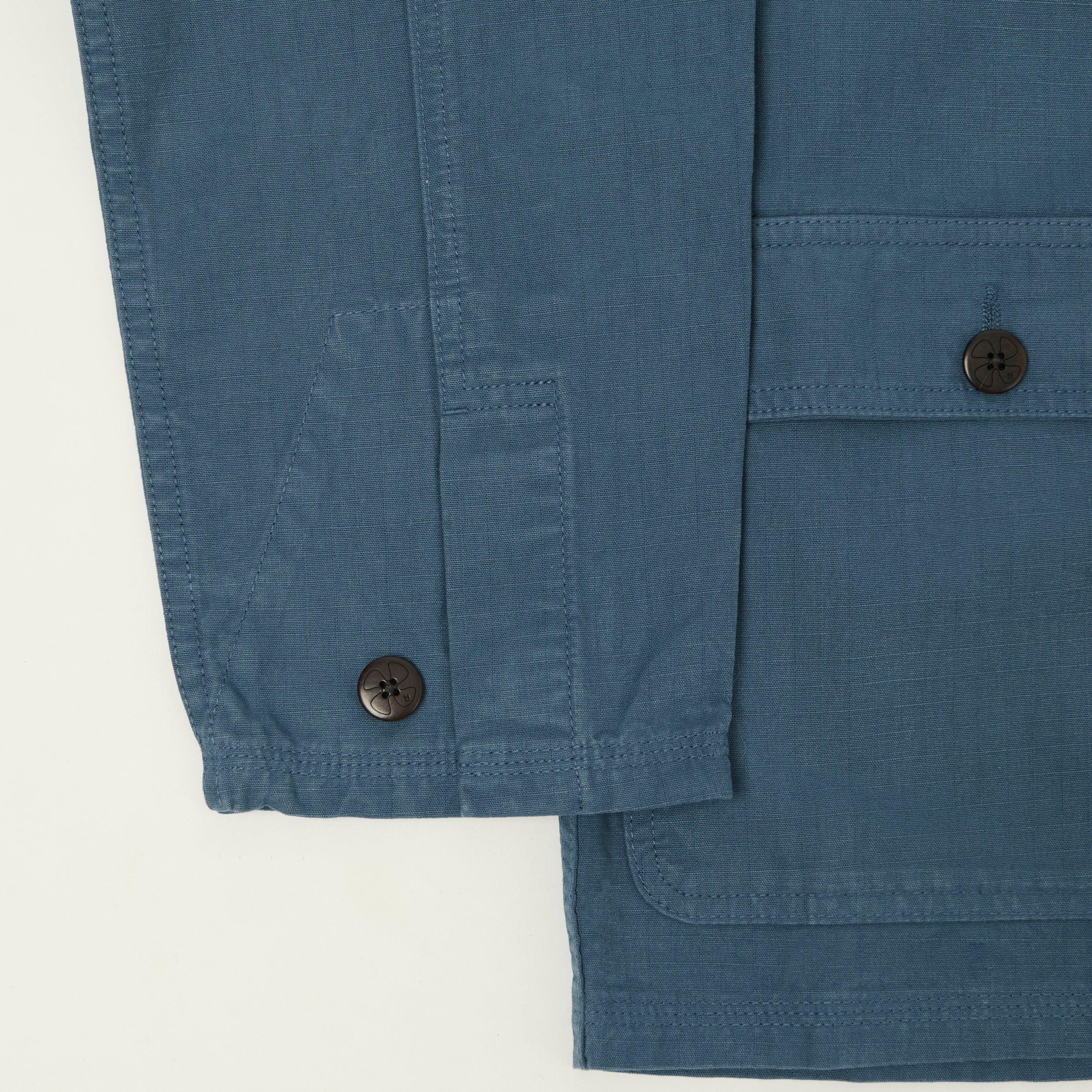 Heimat 'Journey' Ripstop Chore Jacket - Trail Blue