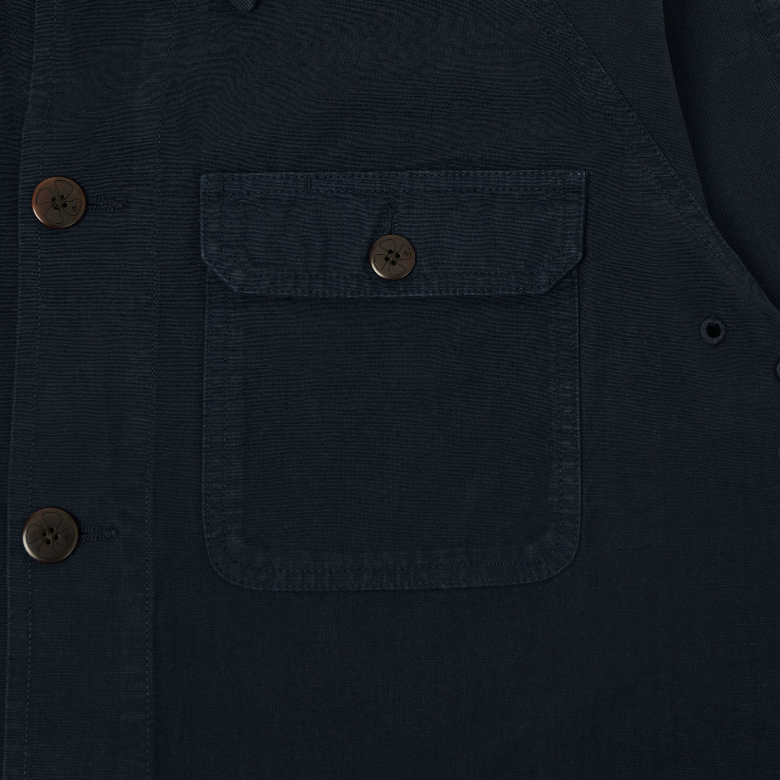 Heimat 'Journey' Ripstop Chore Jacket - Ink