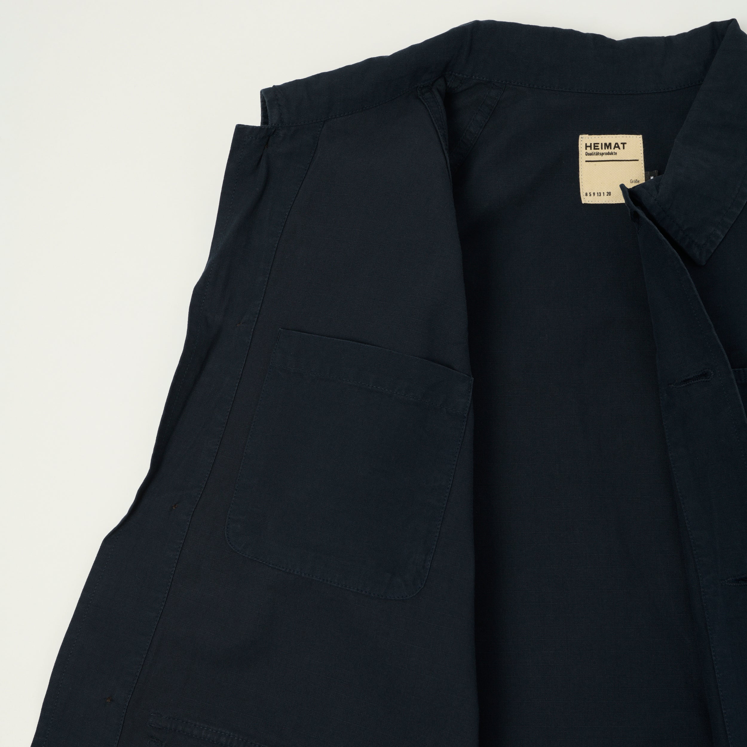 Heimat 'Journey' Ripstop Chore Jacket - Ink