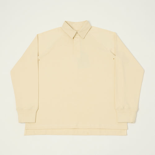 Heimat Raglan Sleeve Rugby Shirt - Seashell