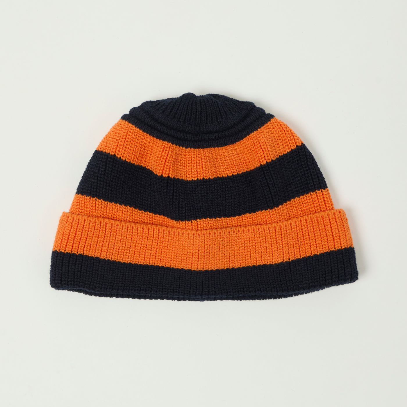 Heimat Cotton Linen Trawler Hat - Rescue Orange/Ink