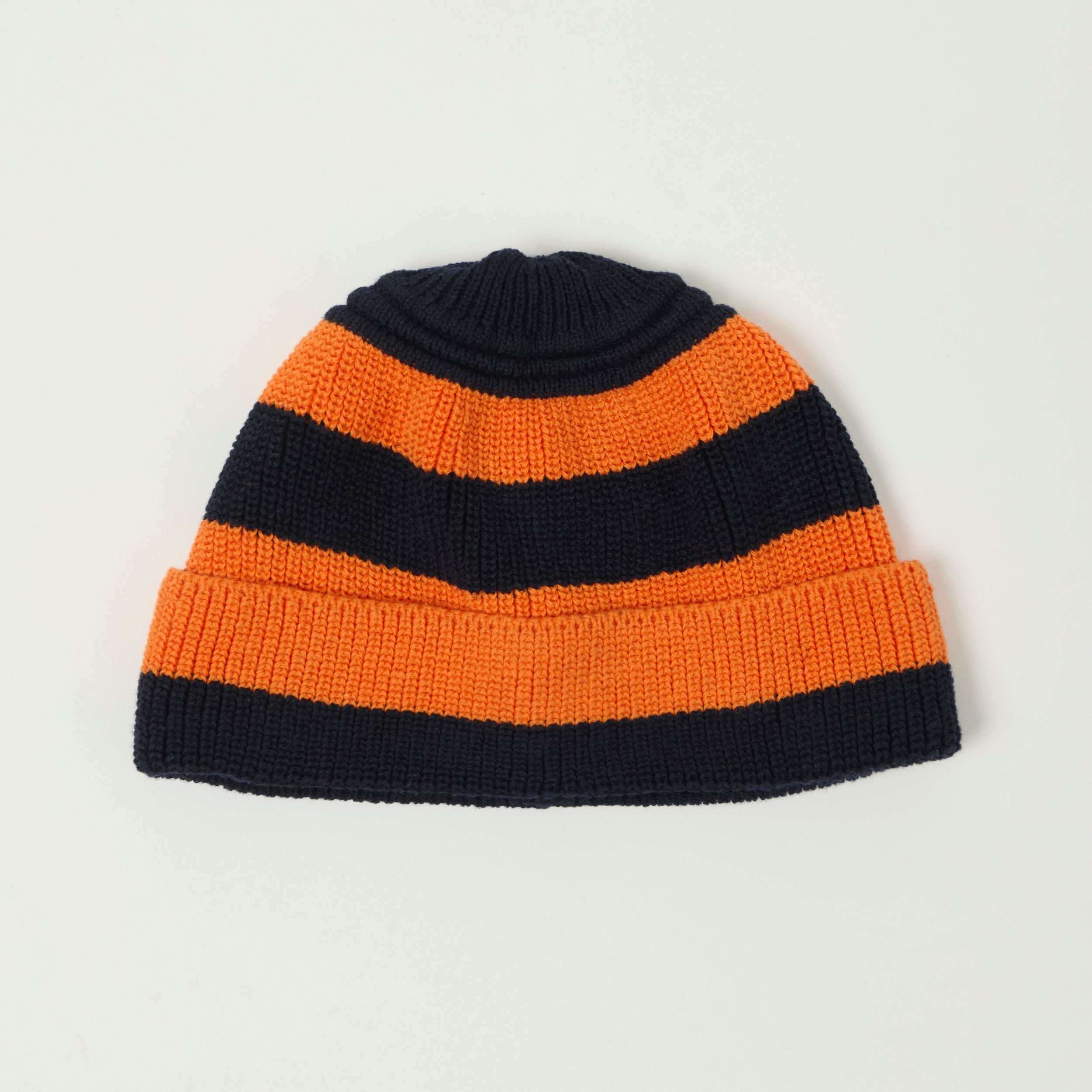Heimat Cotton Linen Trawler Hat - Rescue Orange/Ink