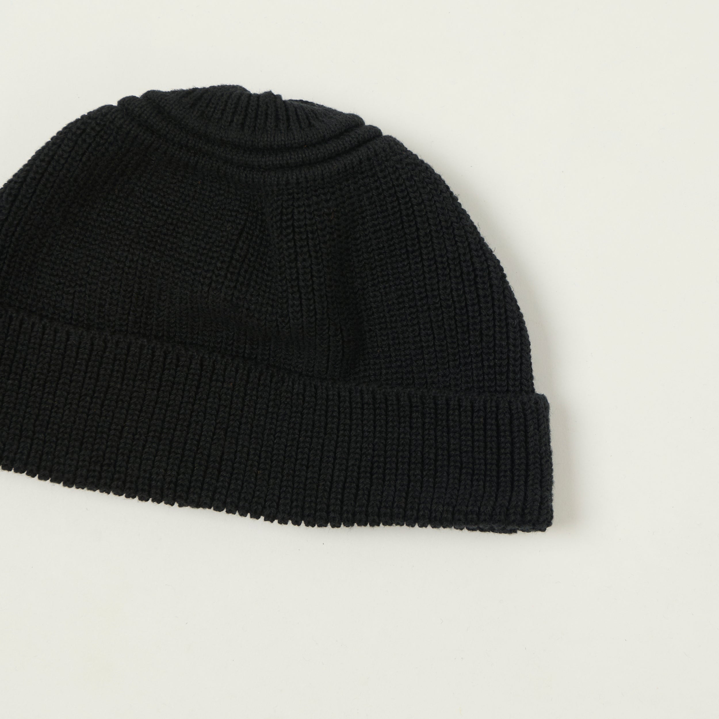 Heimat Cotton Linen Trawler Hat - Schwarz