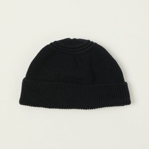 Heimat Cotton Linen Trawler Hat - Schwarz