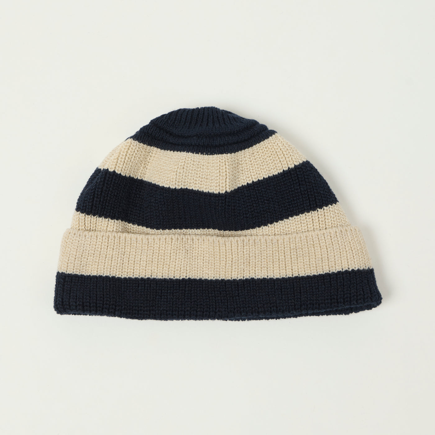 Heimat Cotton Linen Trawler Hat - Seashell/Ink