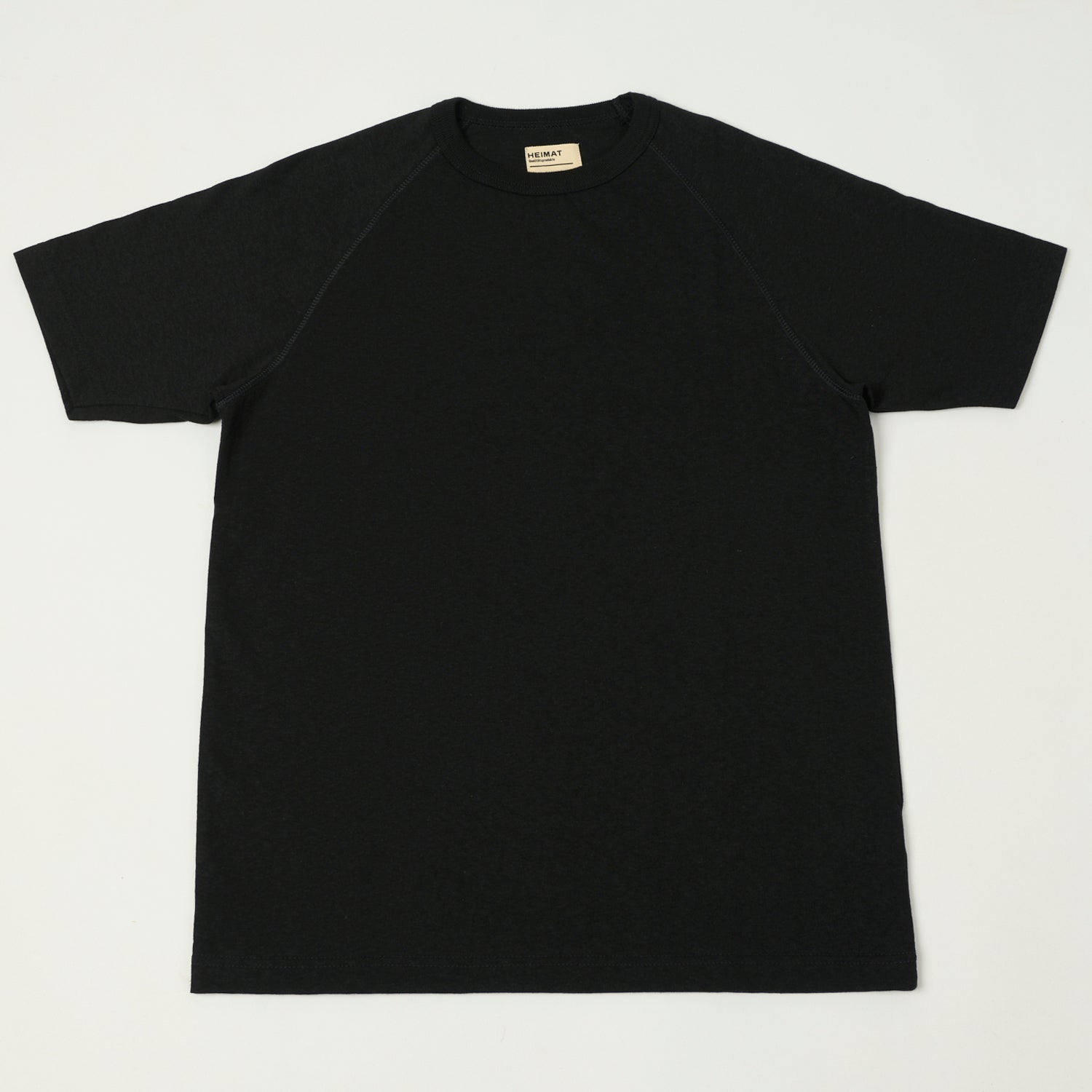 Heimat Cotton Hemp T-Shirt - Black