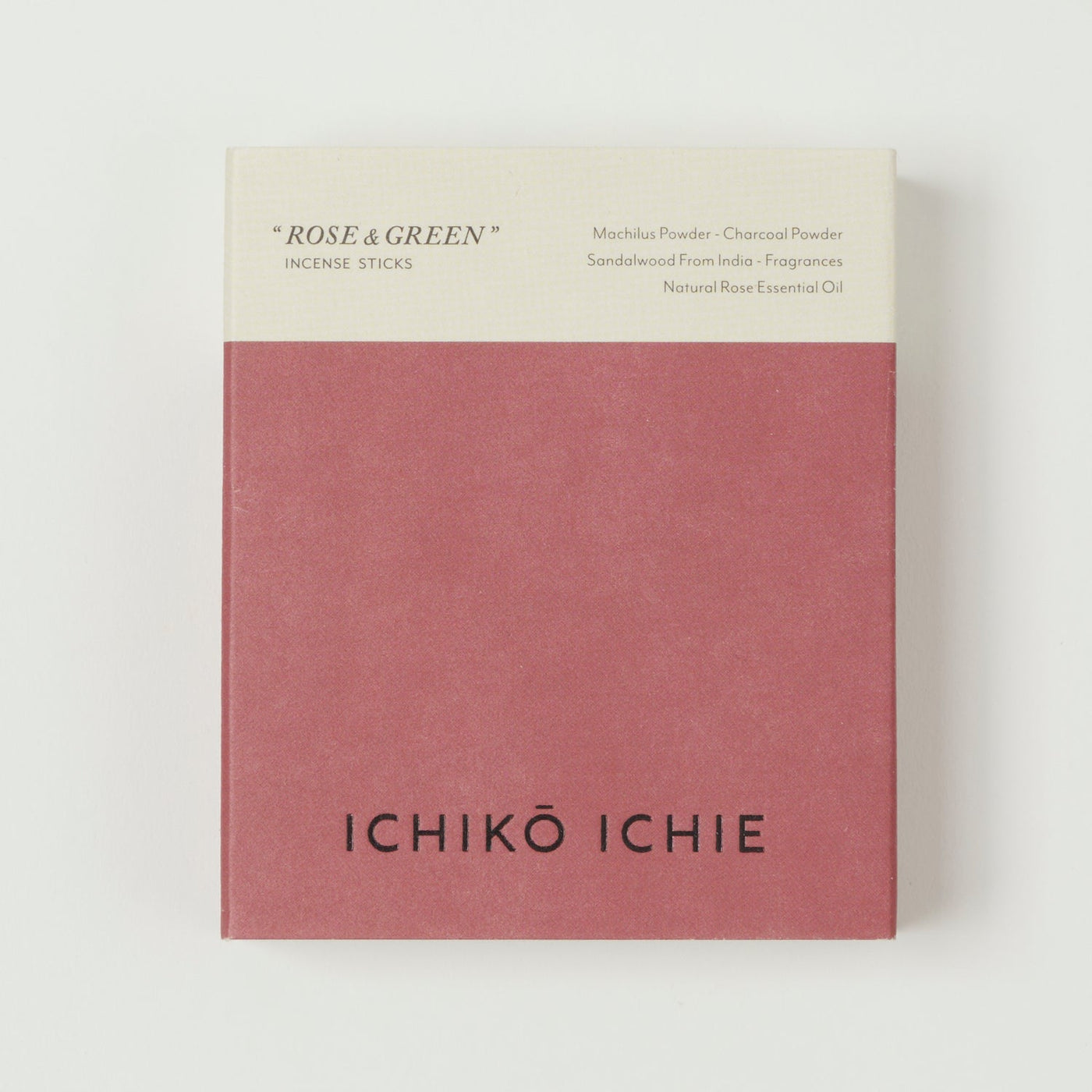 Ichiko Ichie Incense Sticks - Rose Green