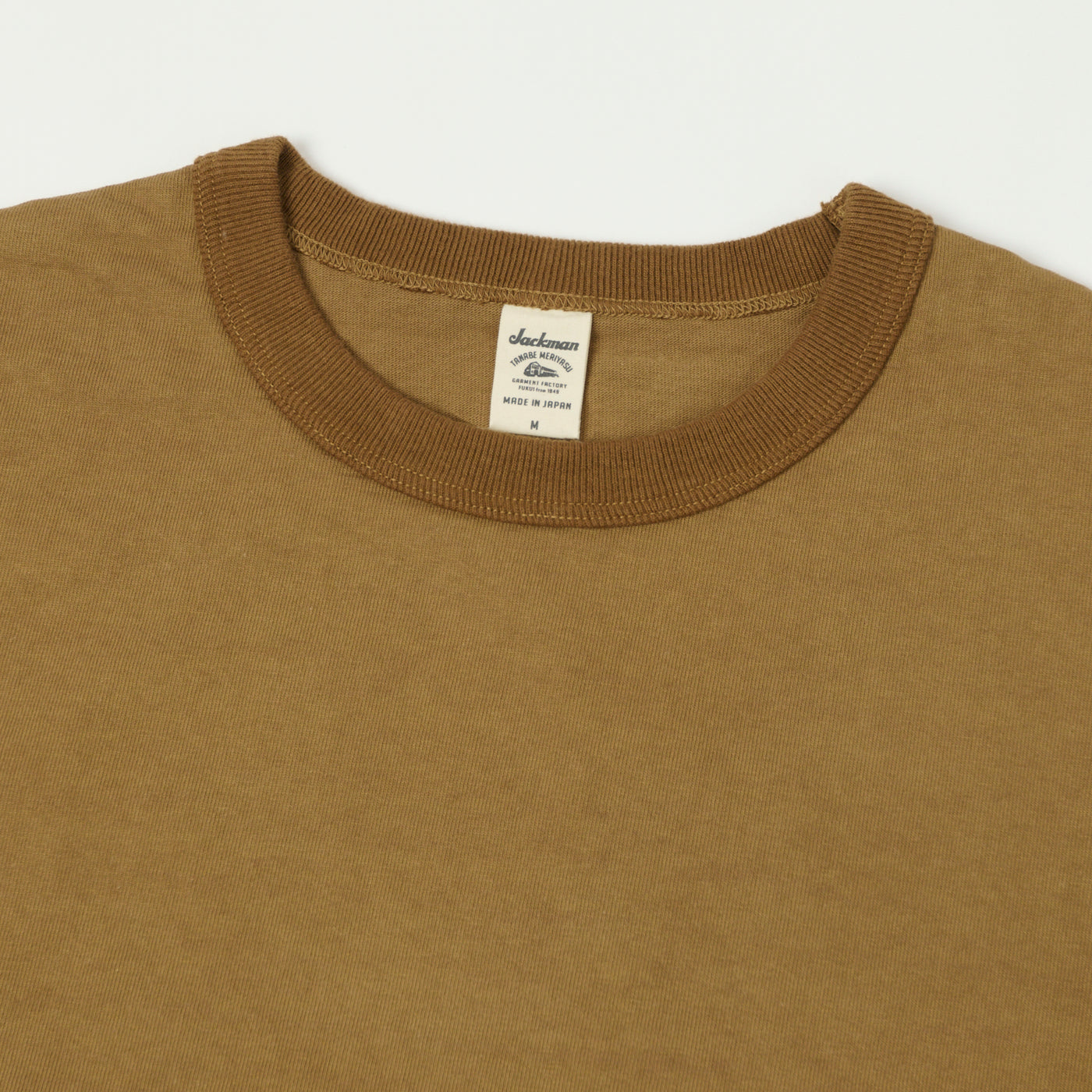Jackman Long Sleeve Dotsume T-Shirt - Bronze