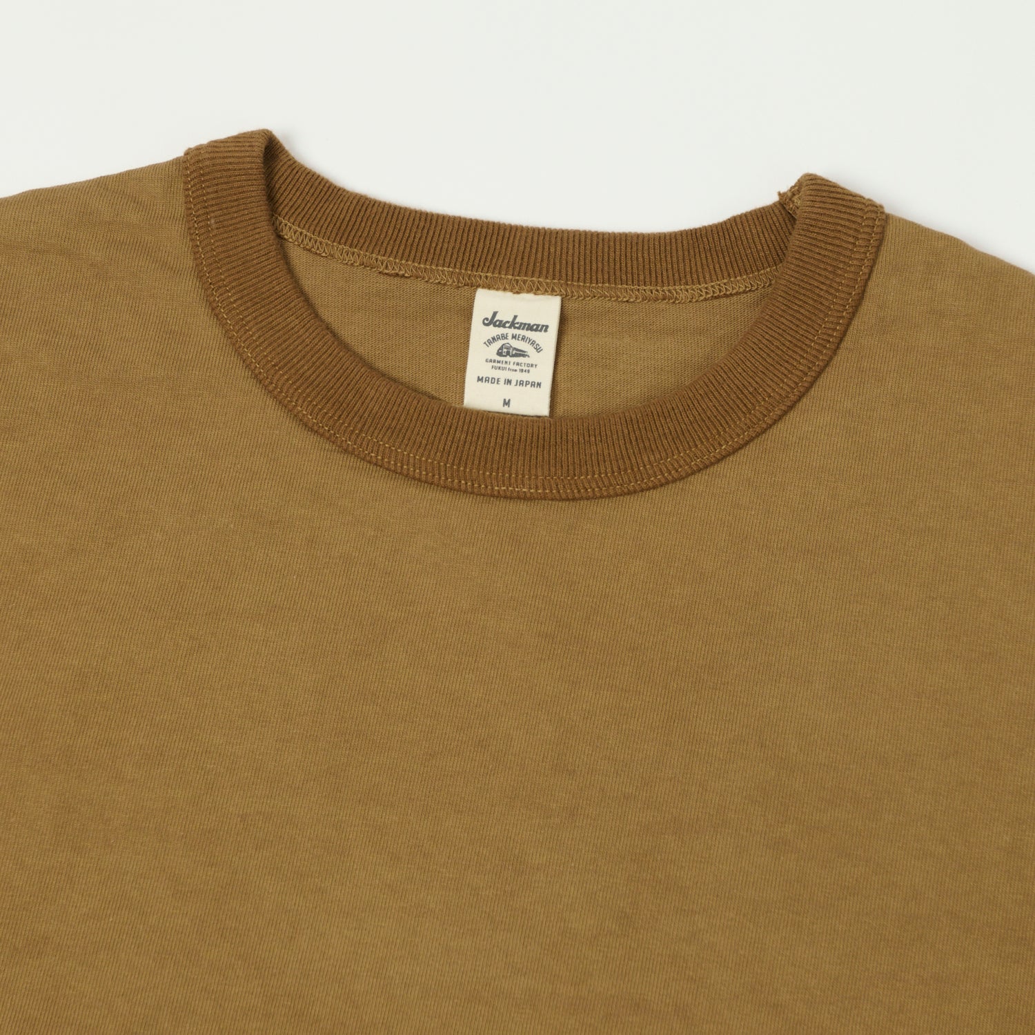 Jackman Long Sleeve Dotsume T-Shirt - Bronze