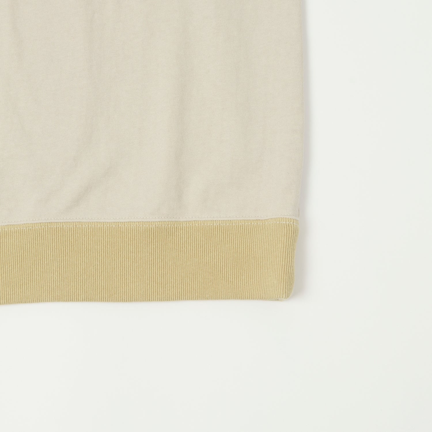 Jackman Dotsume Rib T-Shirt - Dusty Base/Butter