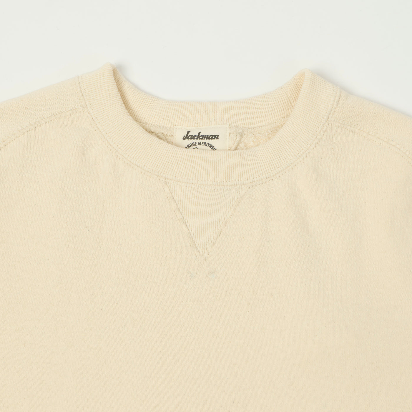 Jackman 'Big Loop' Freedom Sleeve Sweatshirt - Ecru