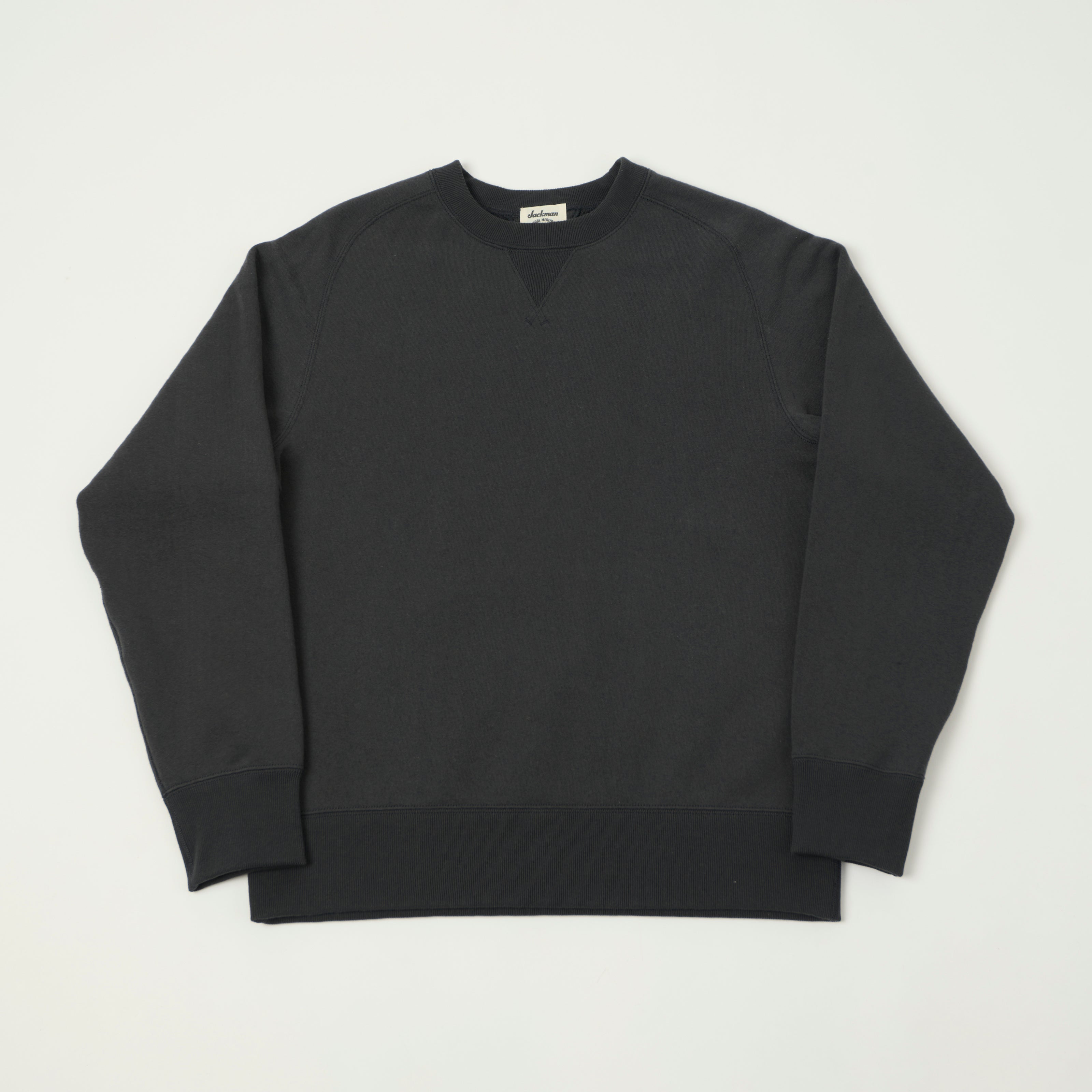 Jackman 'Big Loop' Freedom Sleeve Sweatshirt - Ink Black
