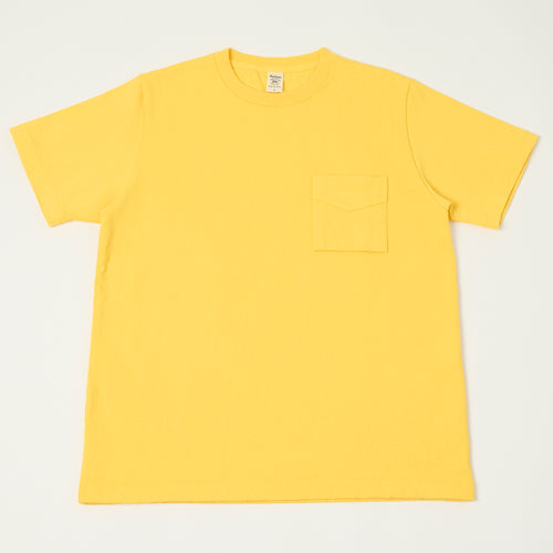Jackman Dotsume Pocket T-Shirt - Shine Yellow