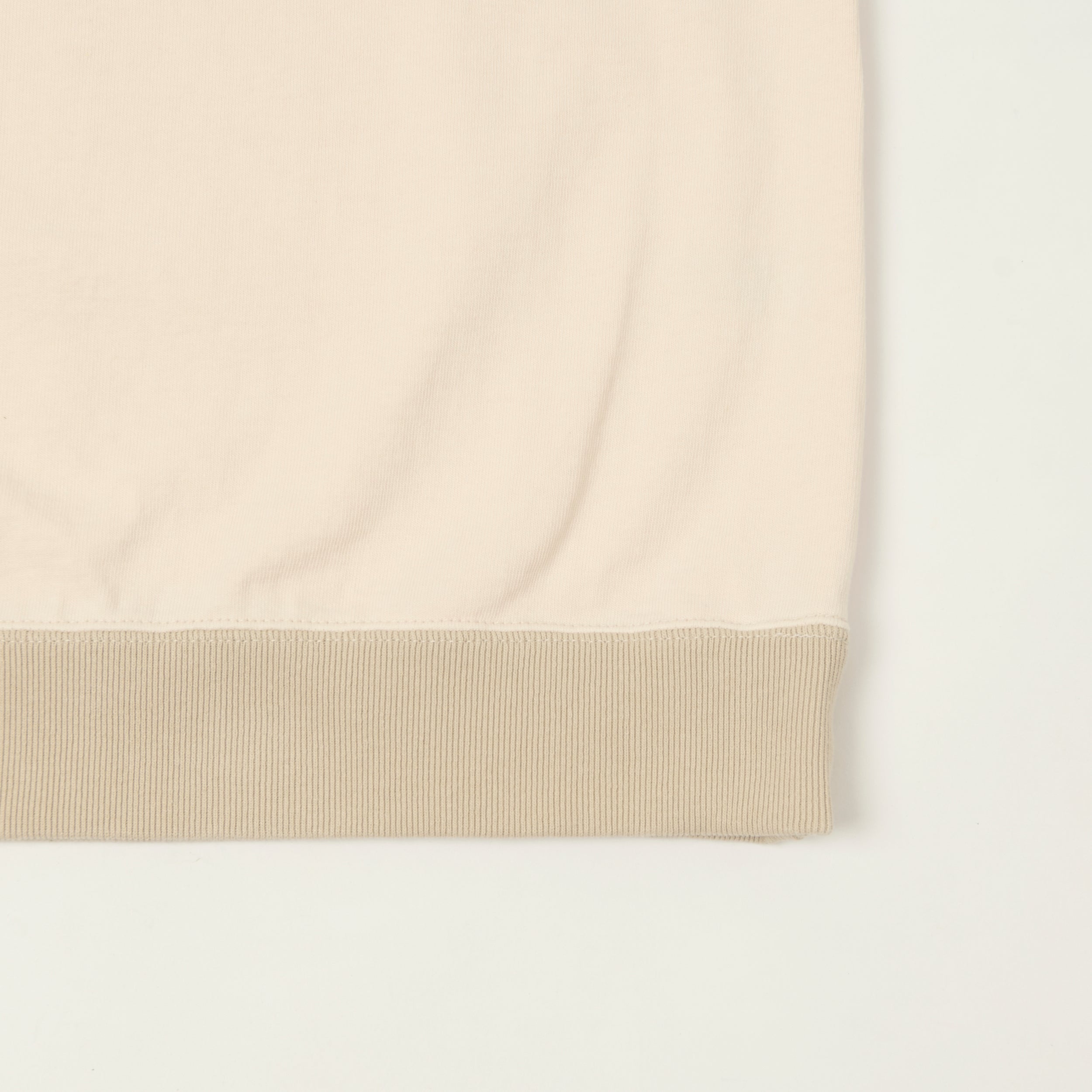 Jackman Dotsume Rib T-Shirt - Shell Pink/Dark Beige