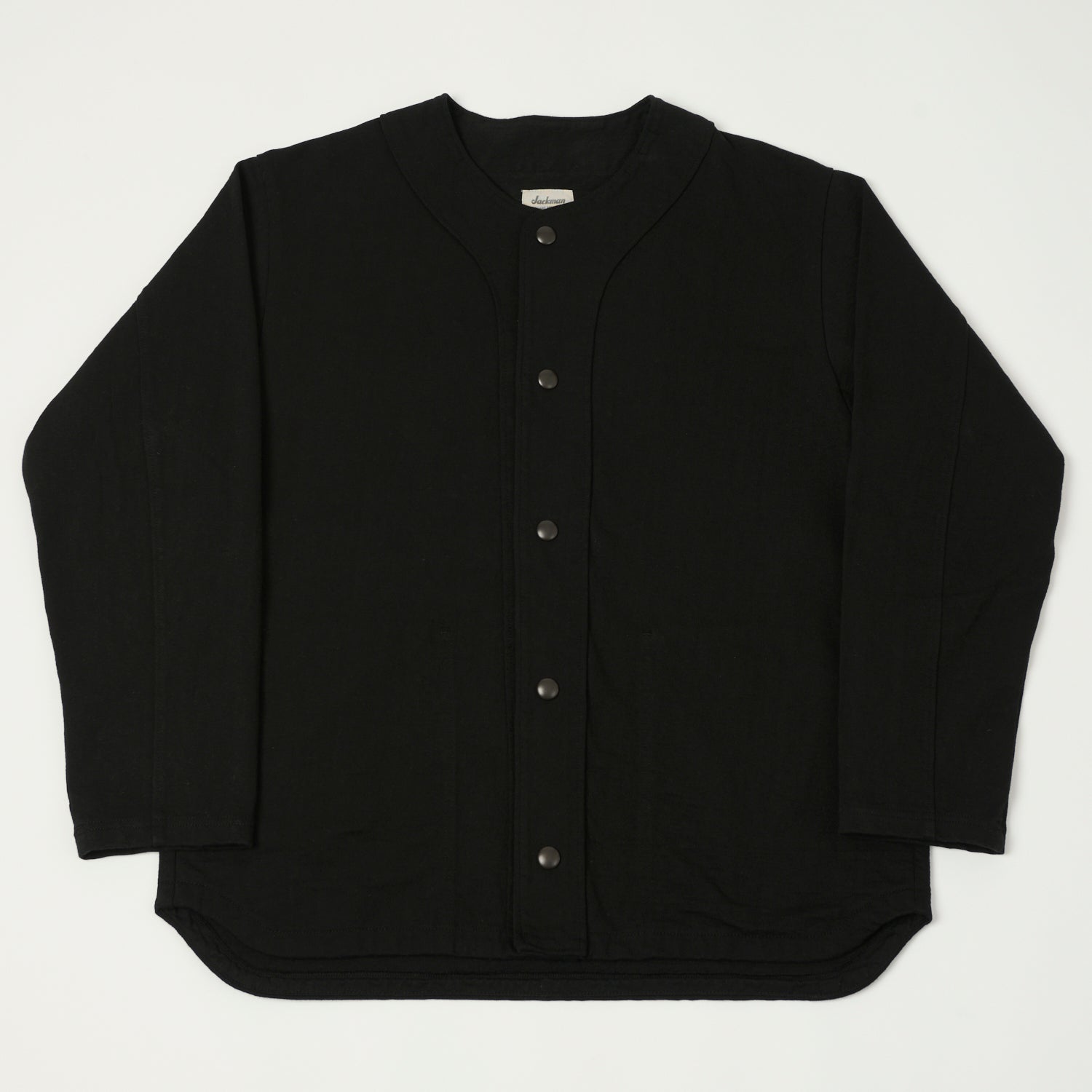 Jackman Dotsume 'UF' Sweat Cardigan - Black