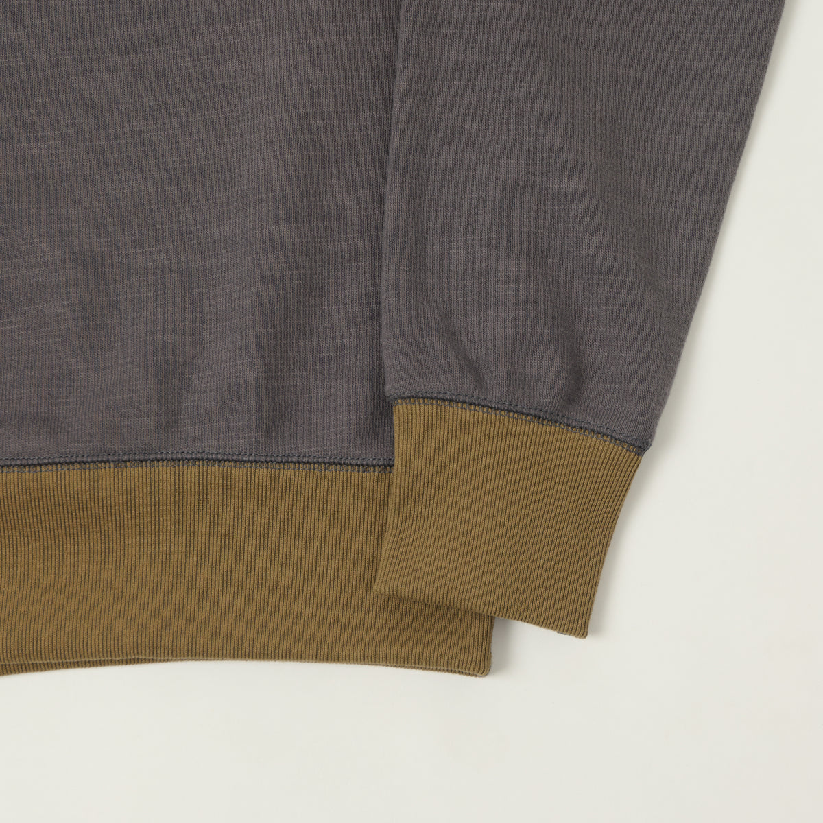 Jackman GG Crewneck Sweatshirt - Faded Grey/Sepia