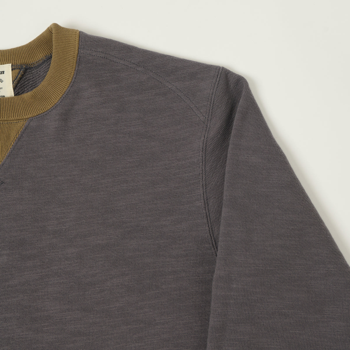 Jackman GG Crewneck Sweatshirt - Faded Grey/Sepia