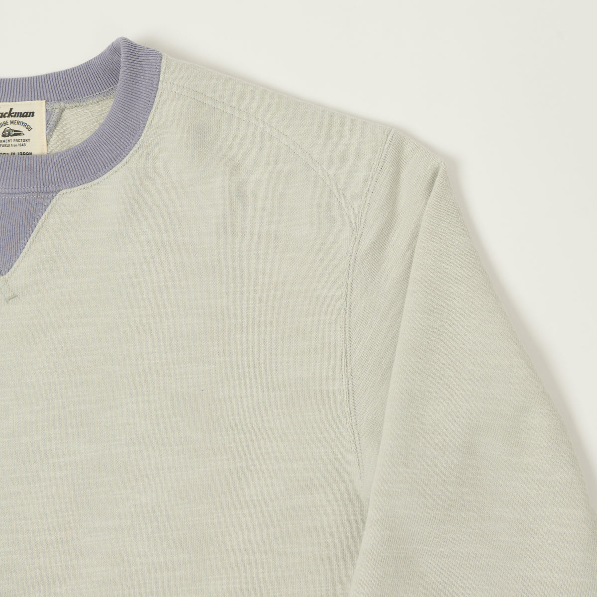 Jackman GG Crewneck Sweatshirt - Retro Silver/Dry Purple