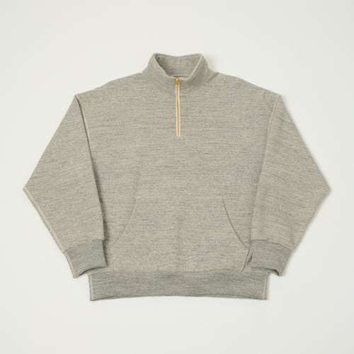 Jackman GG Half Zip Sweatshirt - Heather Grey