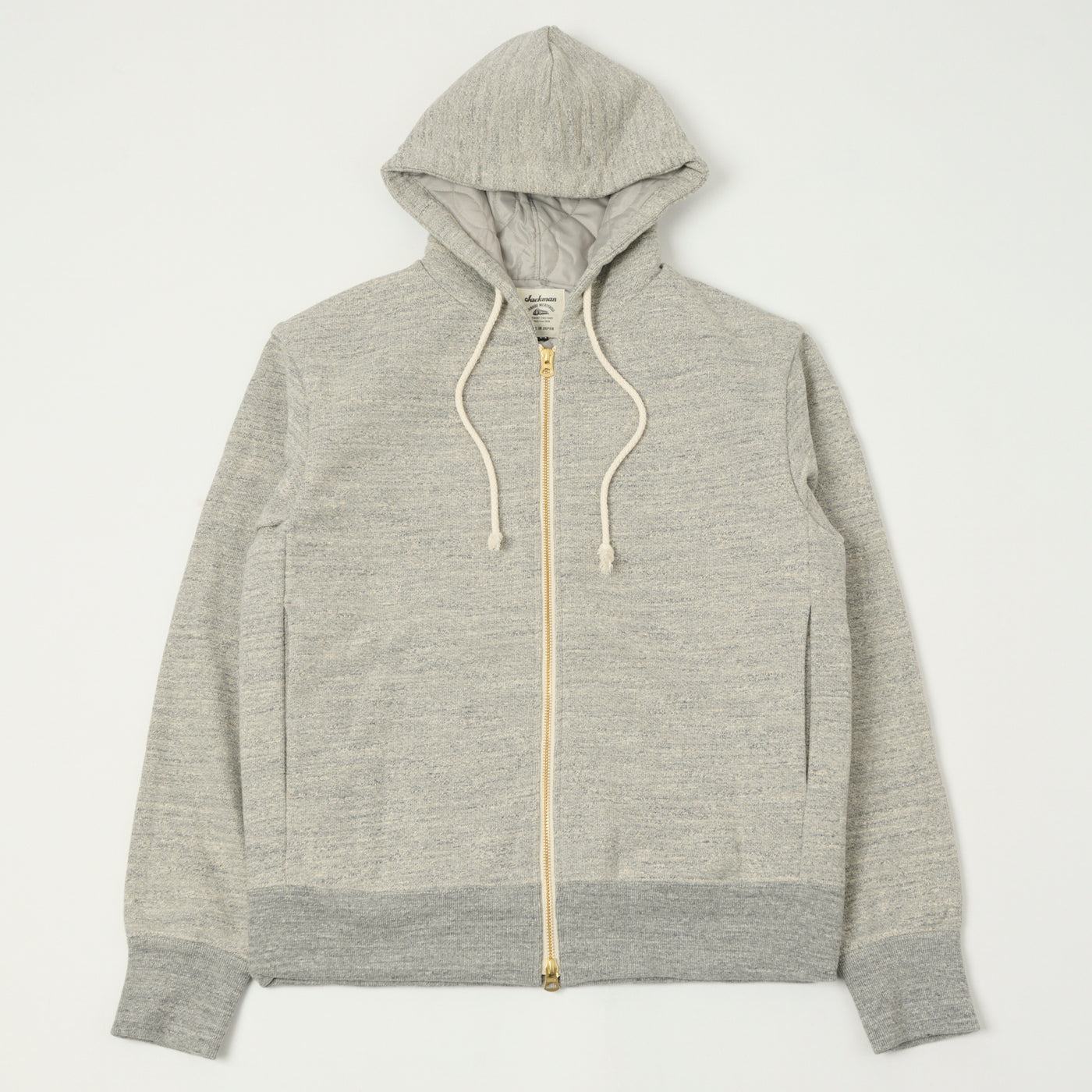Jackman GG Padded Sweat Parka - Heather Grey