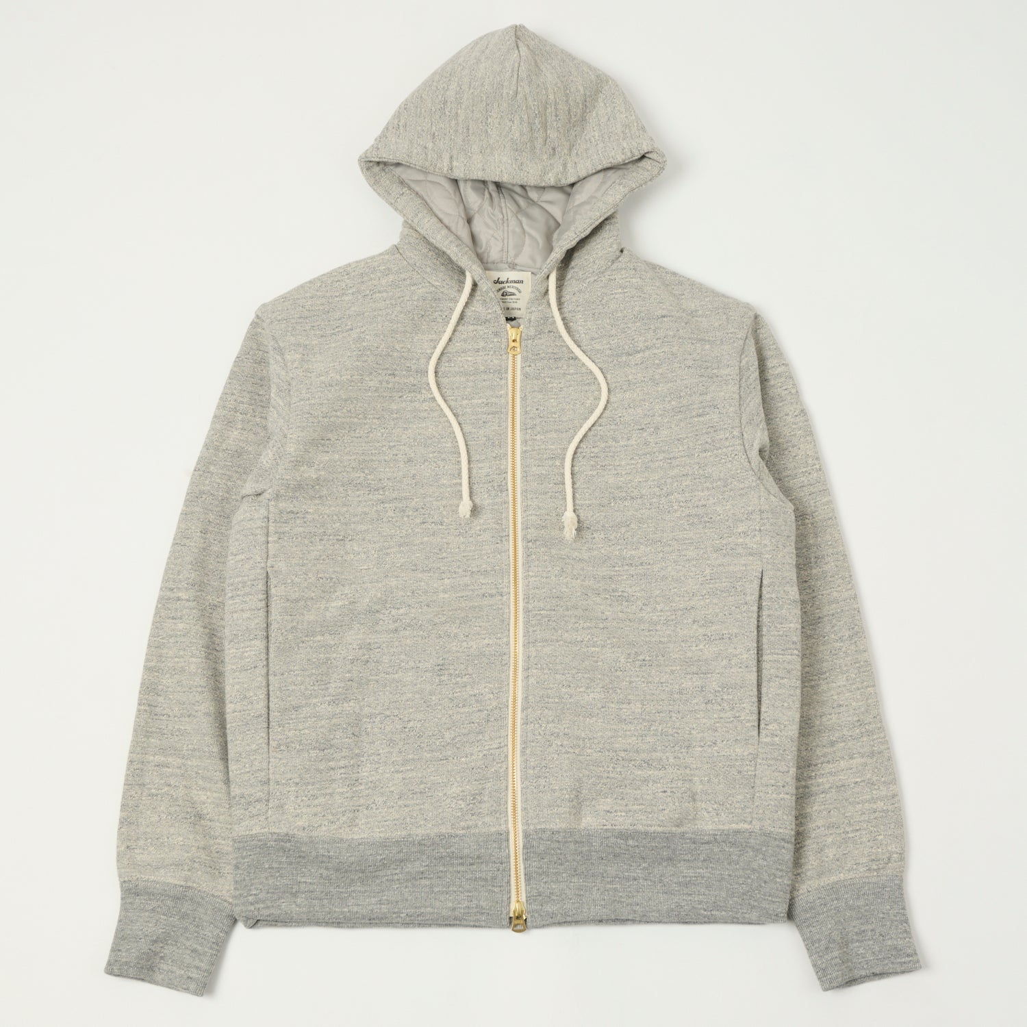 Jackman GG Padded Sweat Parka - Heather Grey