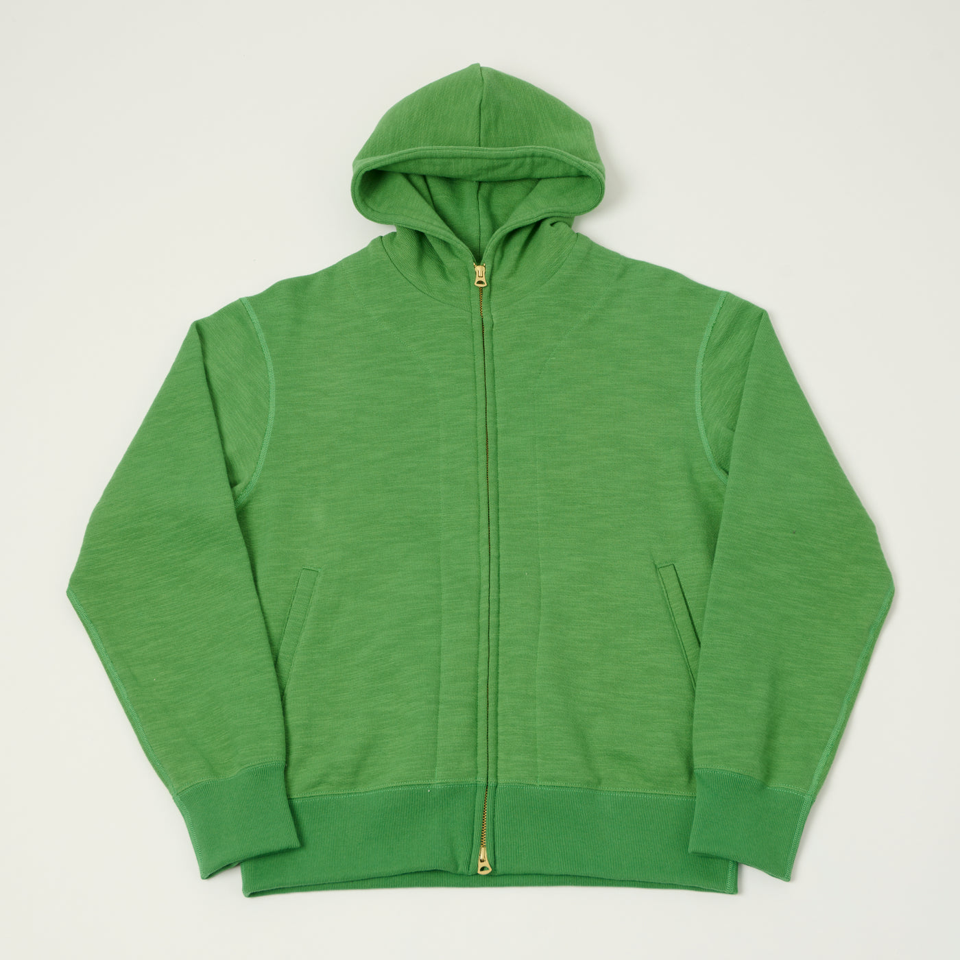 Jackman GG Zip Through Hoodie - Apple Green