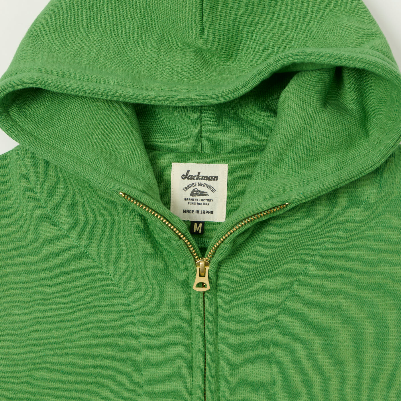 Jackman GG Zip Through Hoodie - Apple Green