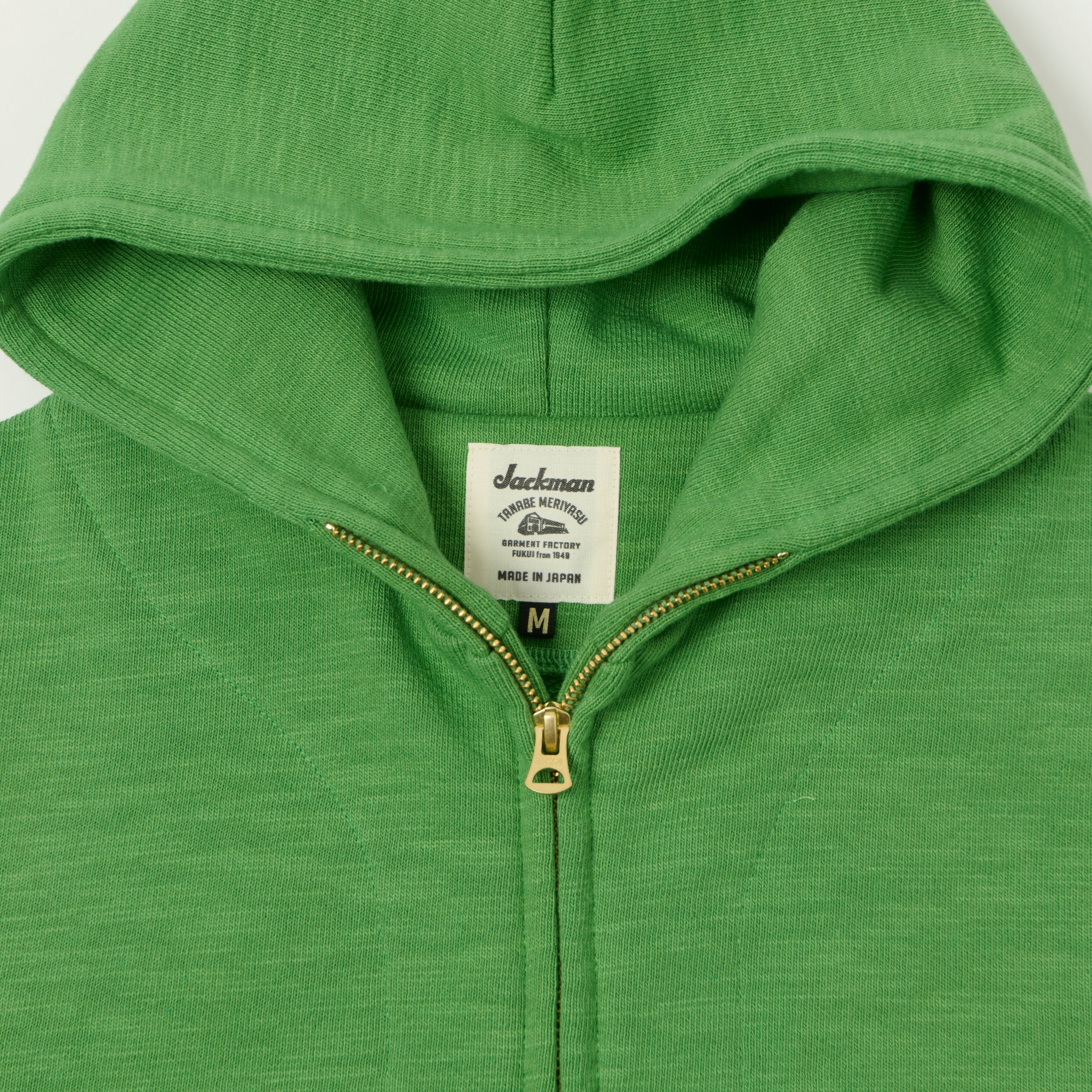 Jackman GG Zip Through Hoodie - Apple Green