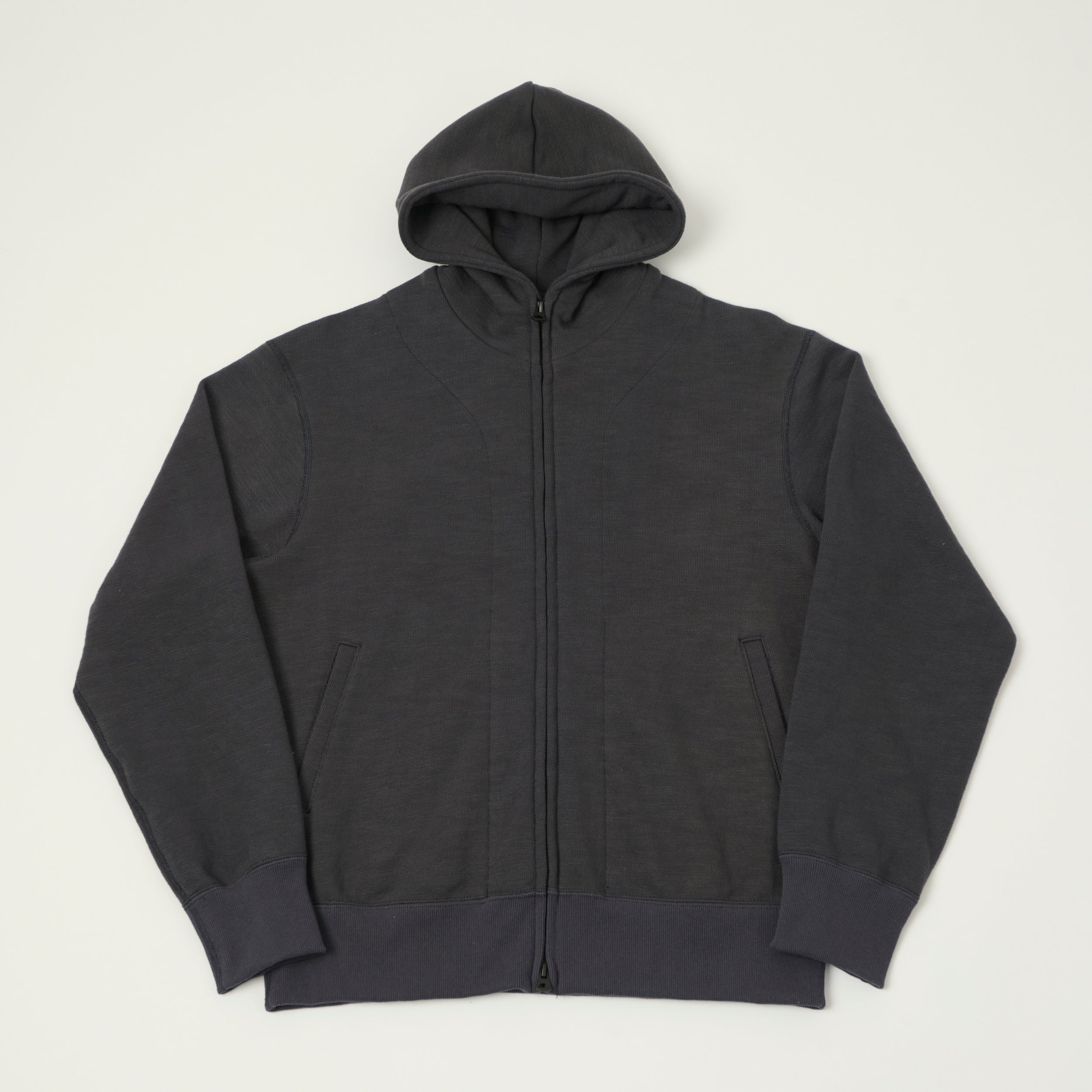 Jackman GG Zip Through Hoodie - Ink Black