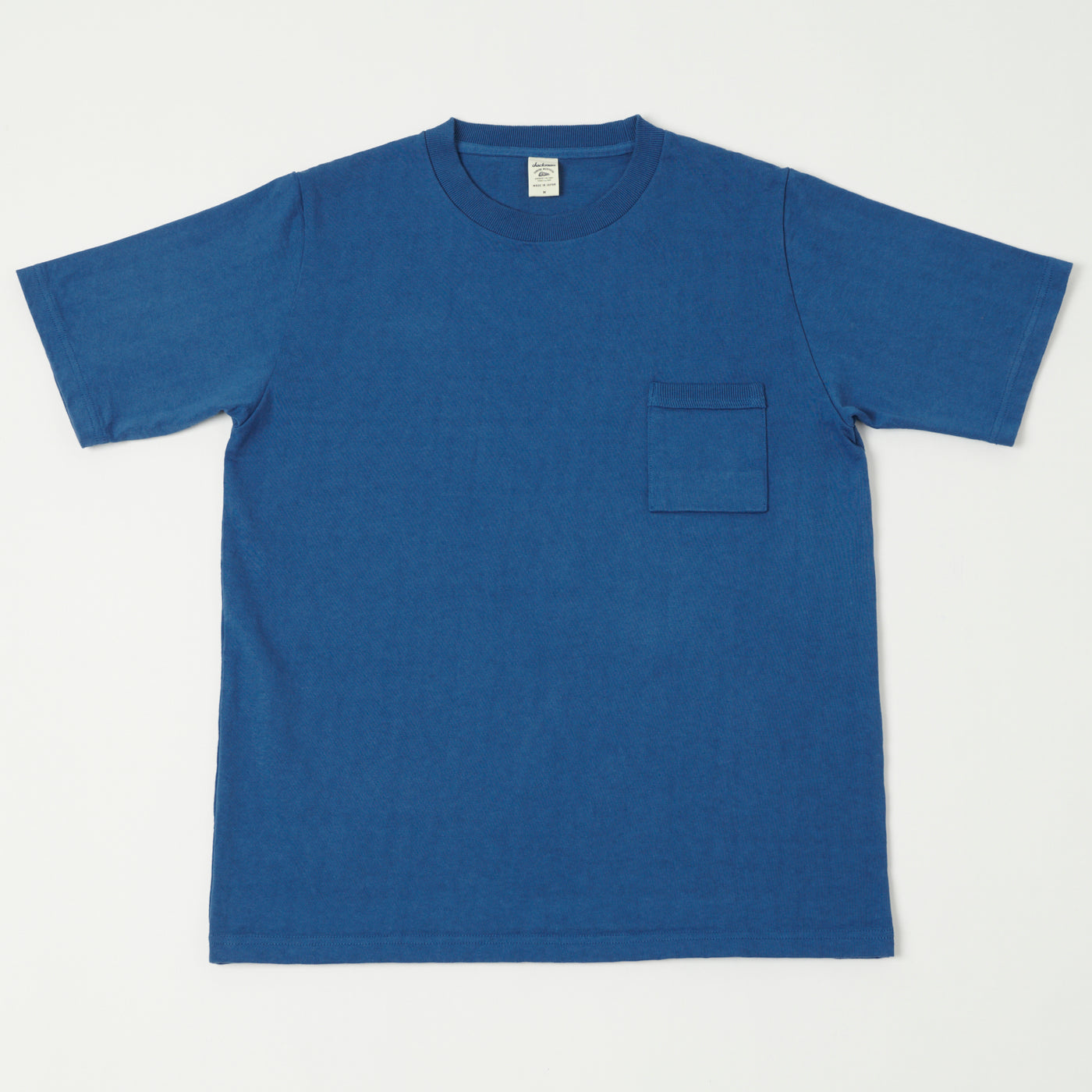 Jackman Dotsume Pocket T-Shirt - Horizon Blue