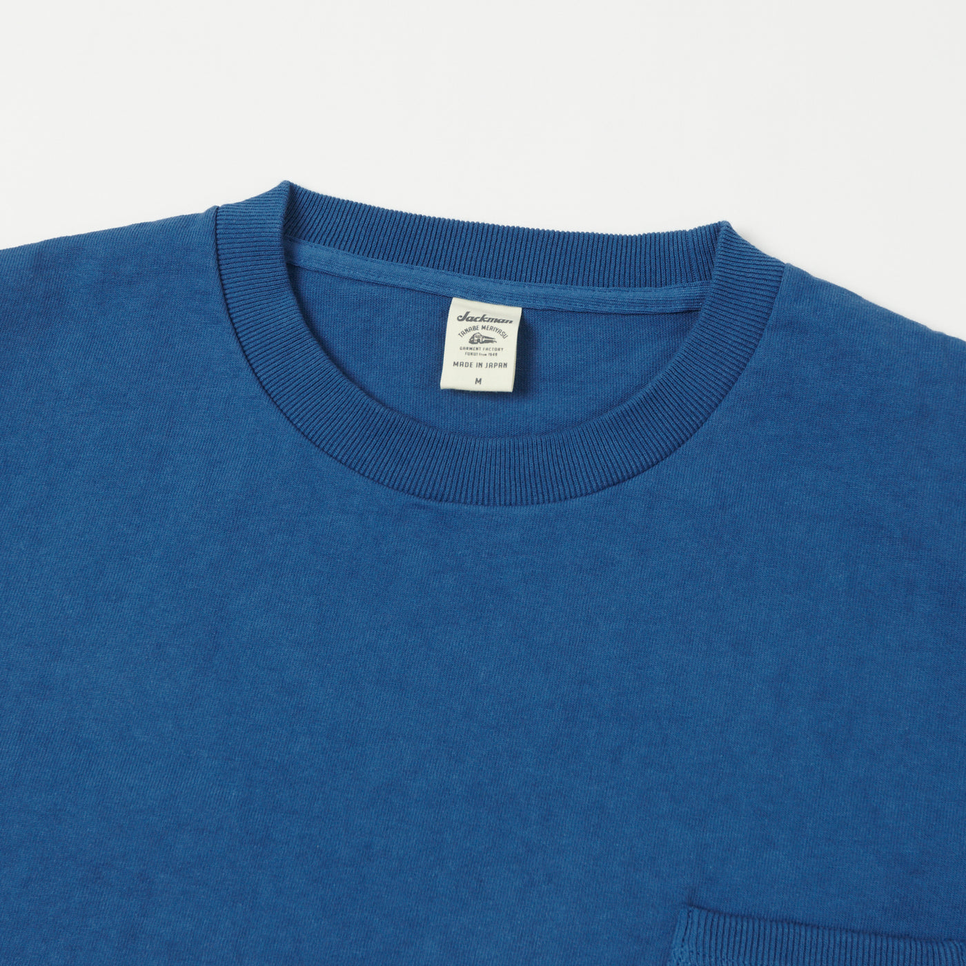 Jackman Dotsume Pocket T-Shirt - Horizon Blue