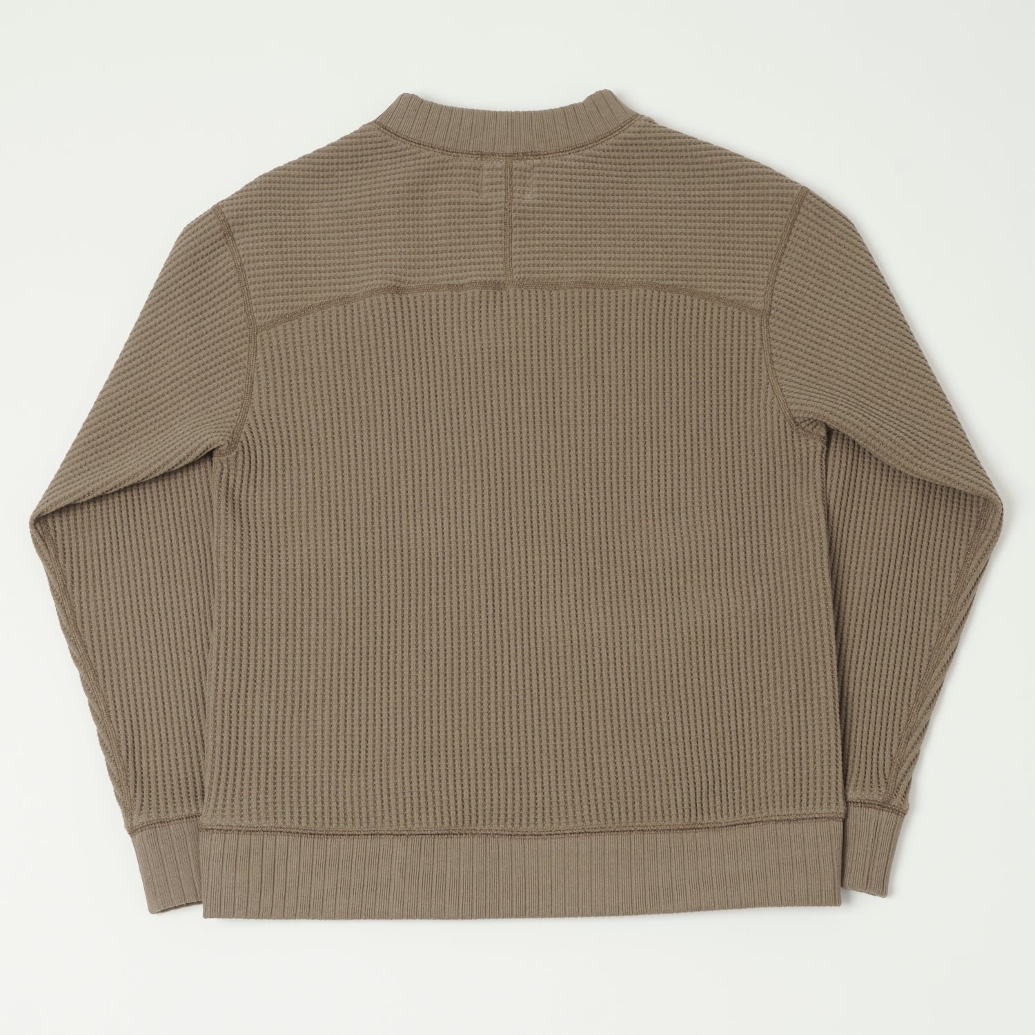 Jackman Midneck Waffle Sweatshirt - Taupe