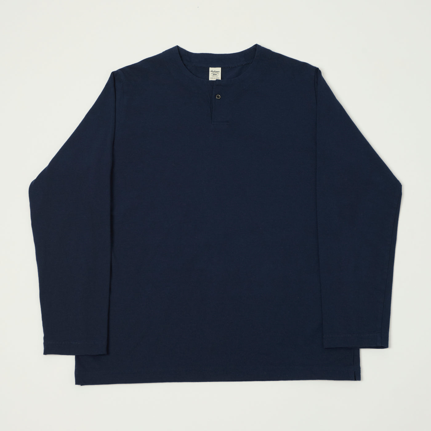 Jackman Long Sleeve Henley - Navy
