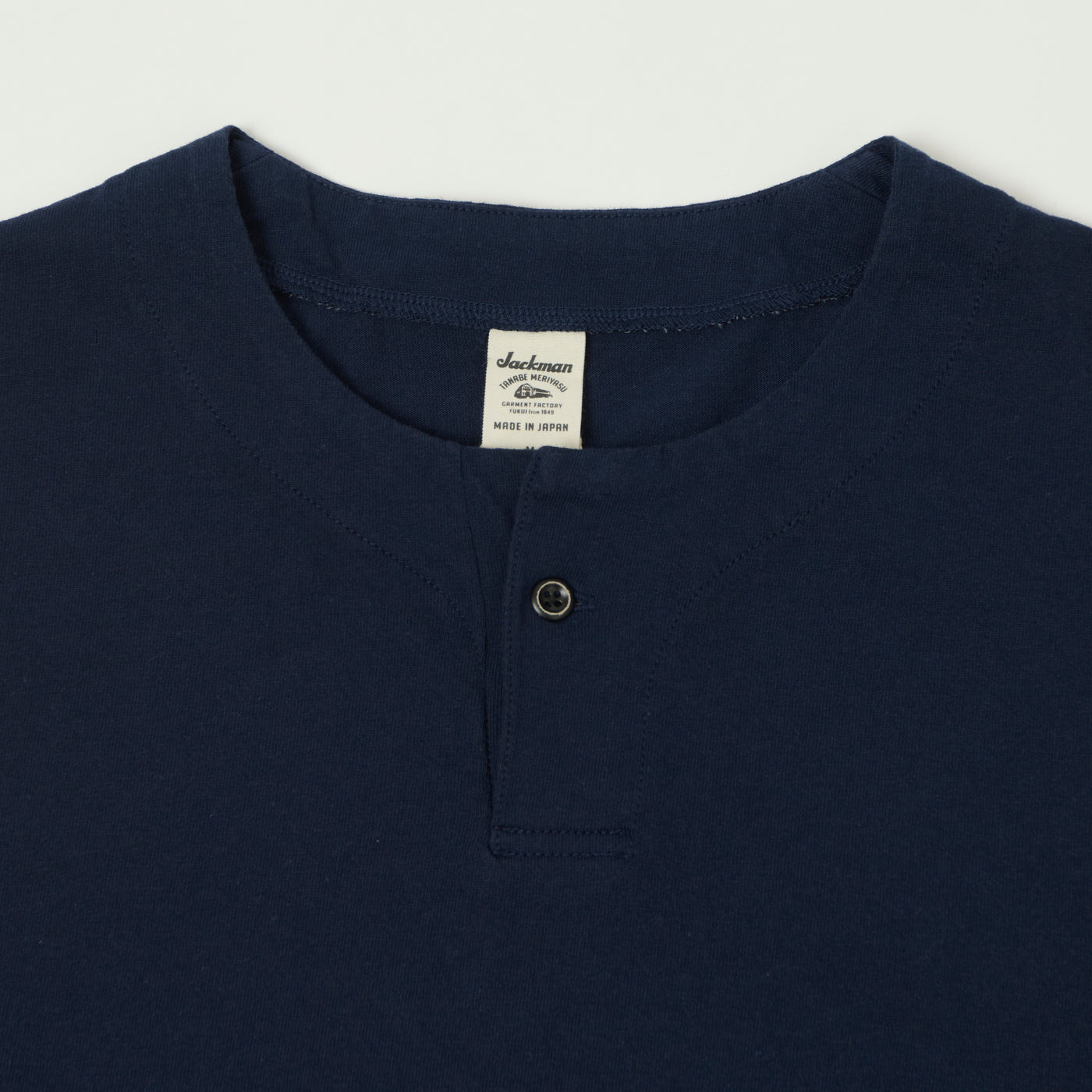 Jackman Long Sleeve Henley - Navy