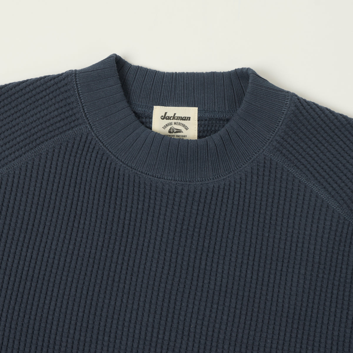 Jackman Midneck Waffle Sweatshirt - Retro Navy