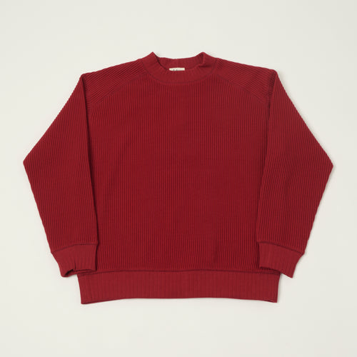 Jackman Midneck Waffle Sweatshirt - Ketchup