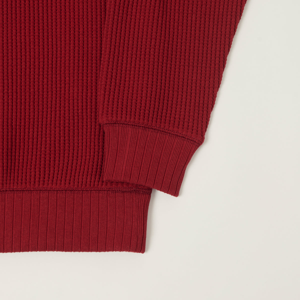Jackman Midneck Waffle Sweatshirt - Ketchup