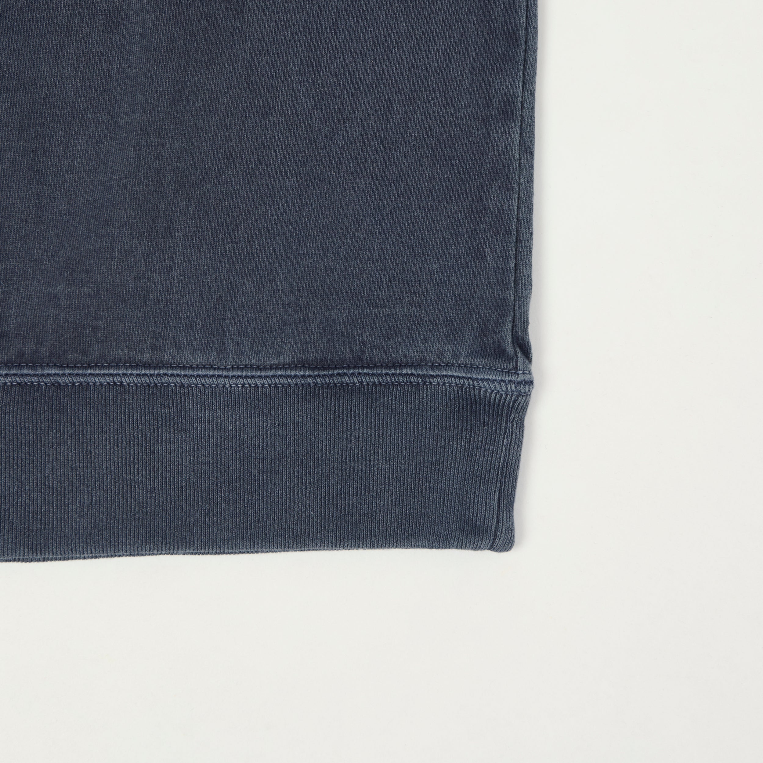 Jackman Dotsume Rib T-Shirt - Fade Navy