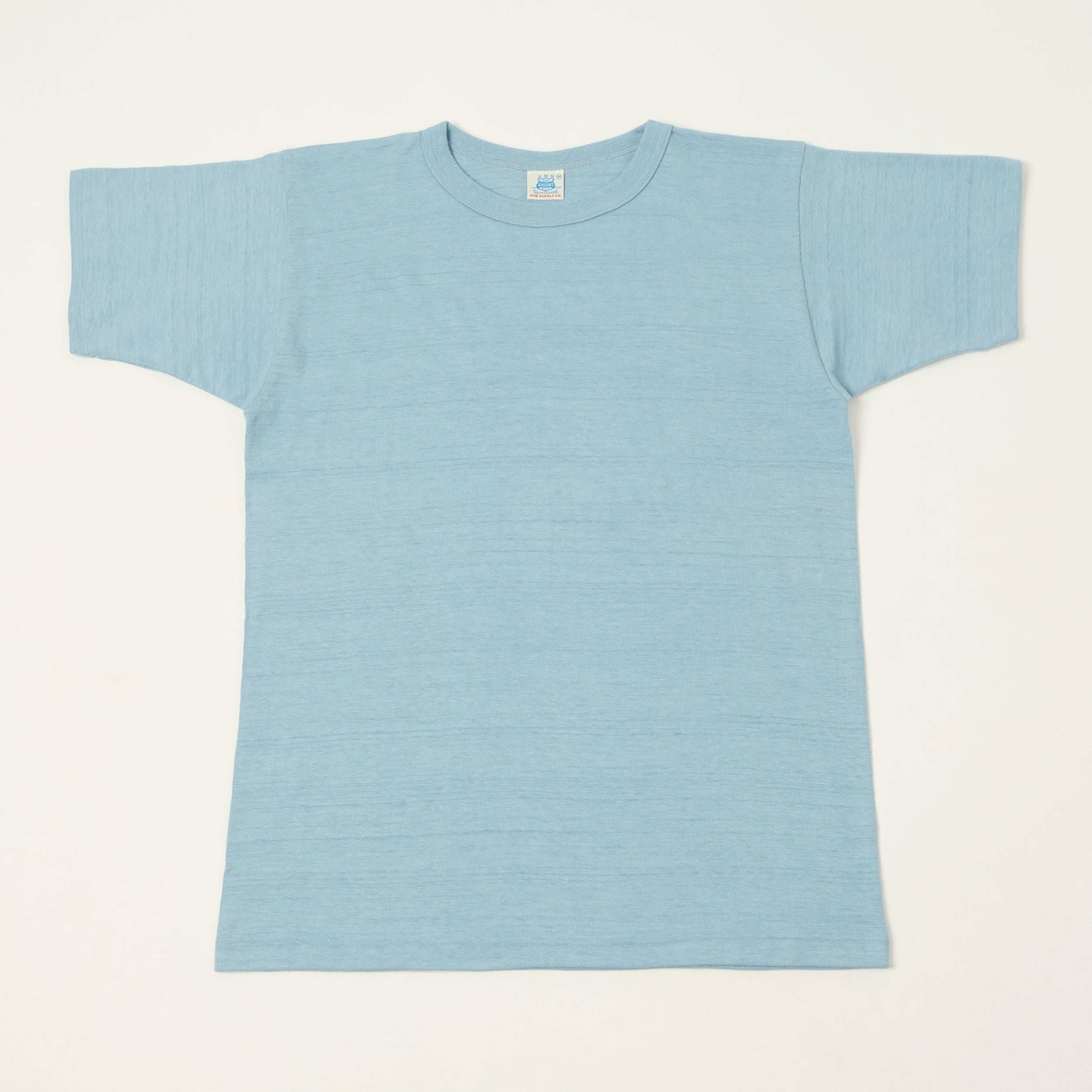 John Gluckow Lot. JG-CS06 Plain T-Shirt - Sax Blue