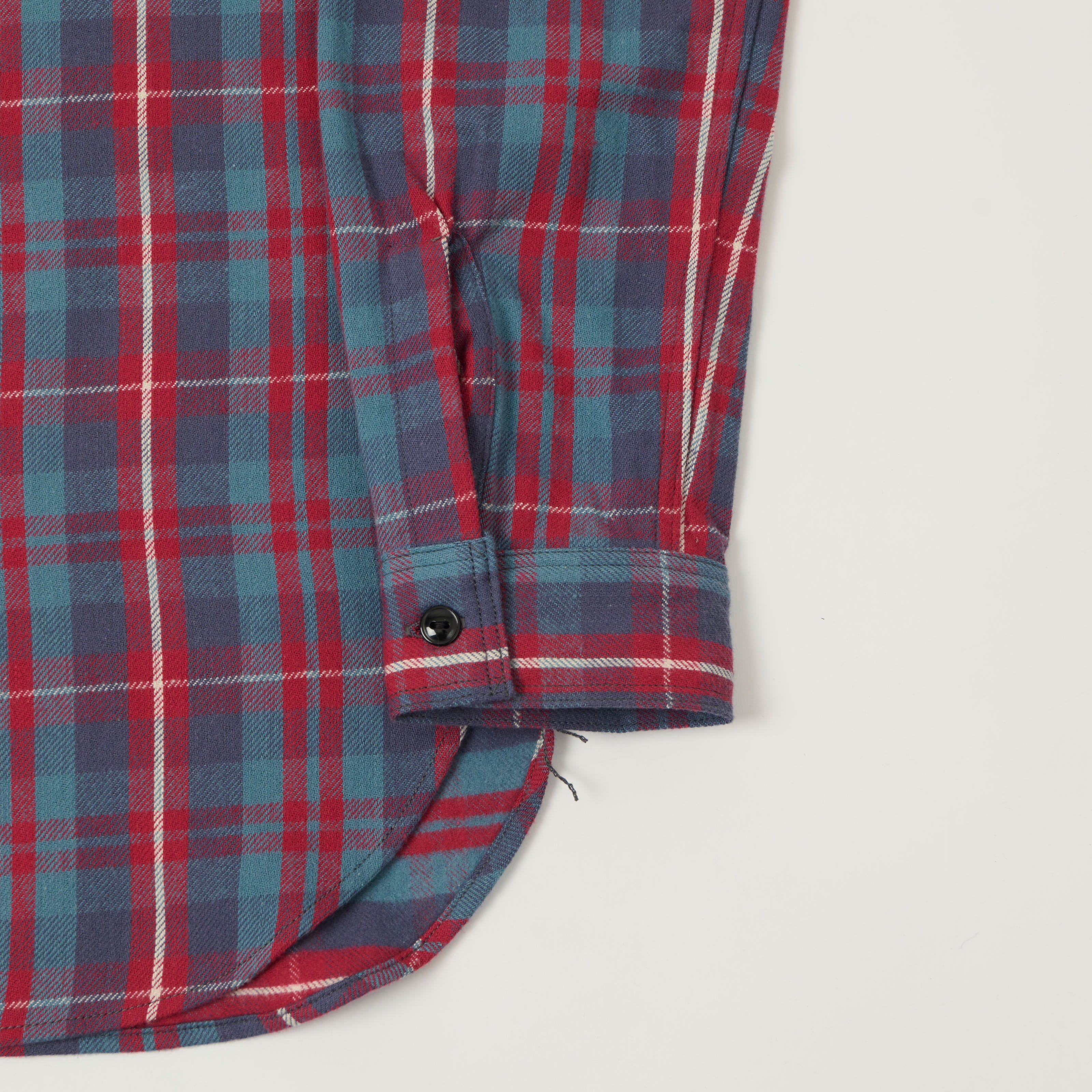 John Gluckow Lot. JG-06 'The Ancient' Flannel Shirt - Blue