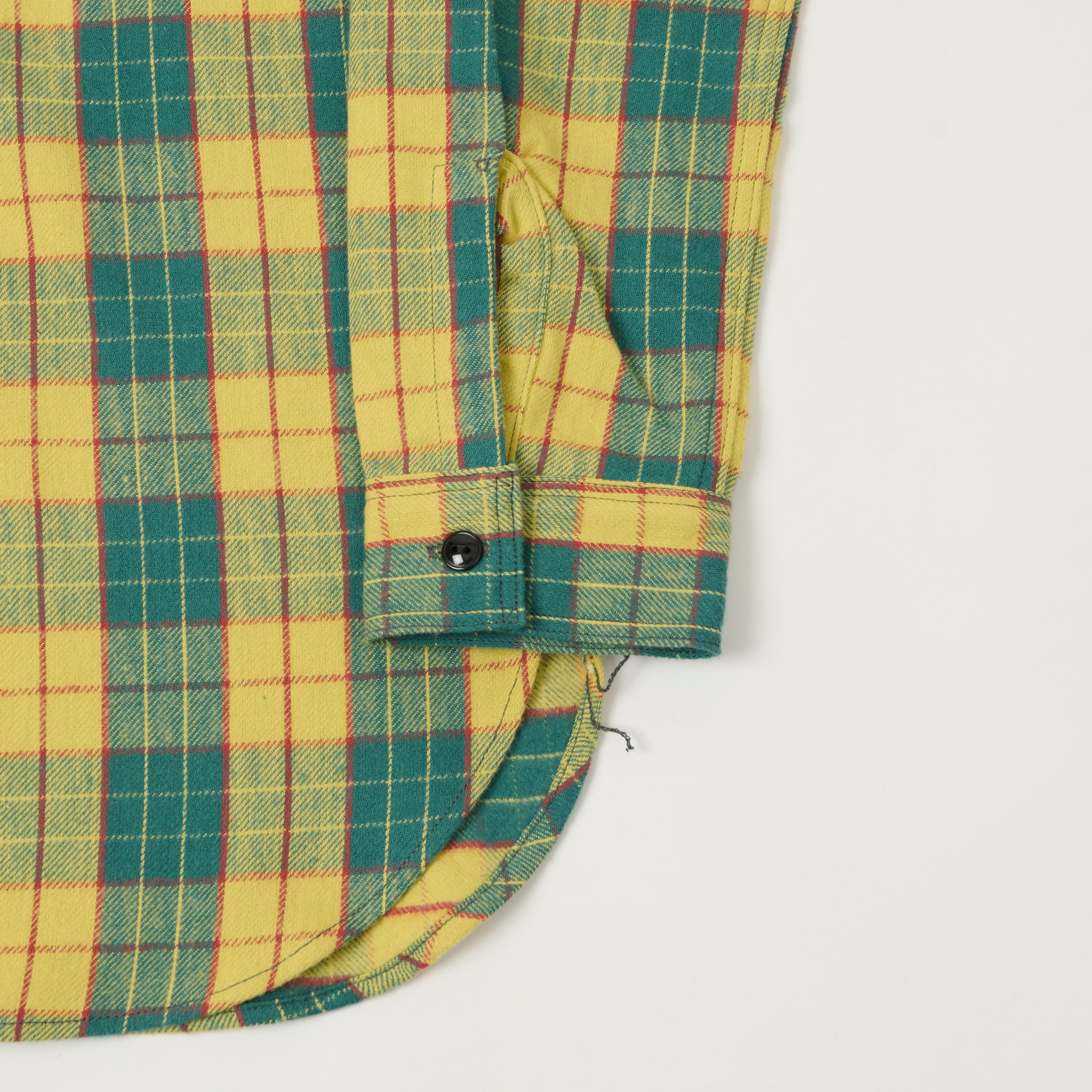 John Gluckow Lot. JG-06 'The Ancient' Flannel Shirt - Yellow