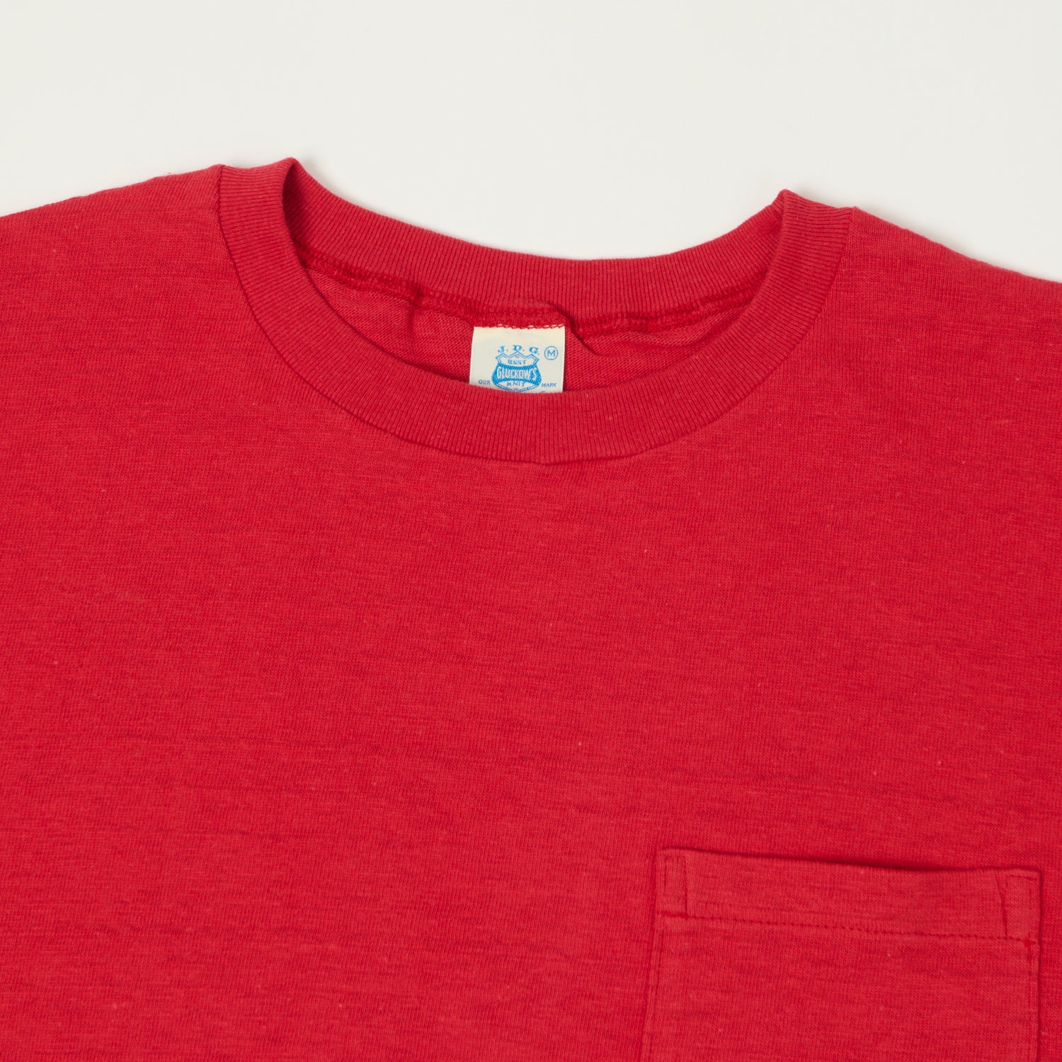 John Gluckow Lot. JG-CS07 'Keeper' Pocket T-Shirt - Red