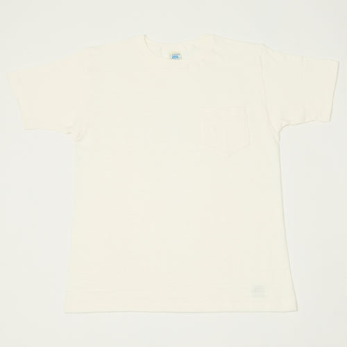 John Gluckow Lot. JG-CS07 'Keeper' Pocket T-Shirt - Off White
