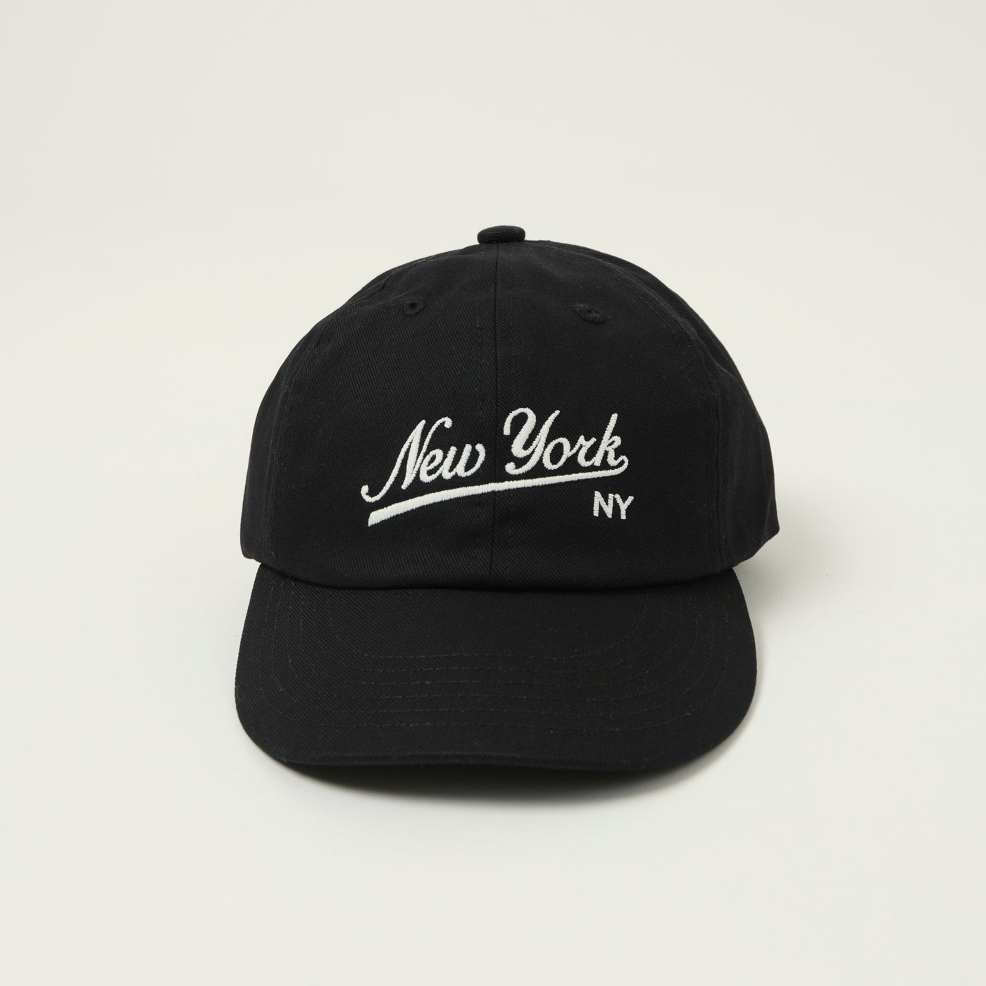 Knickerbocker 'Big League' Twill Cotton Cap - Black